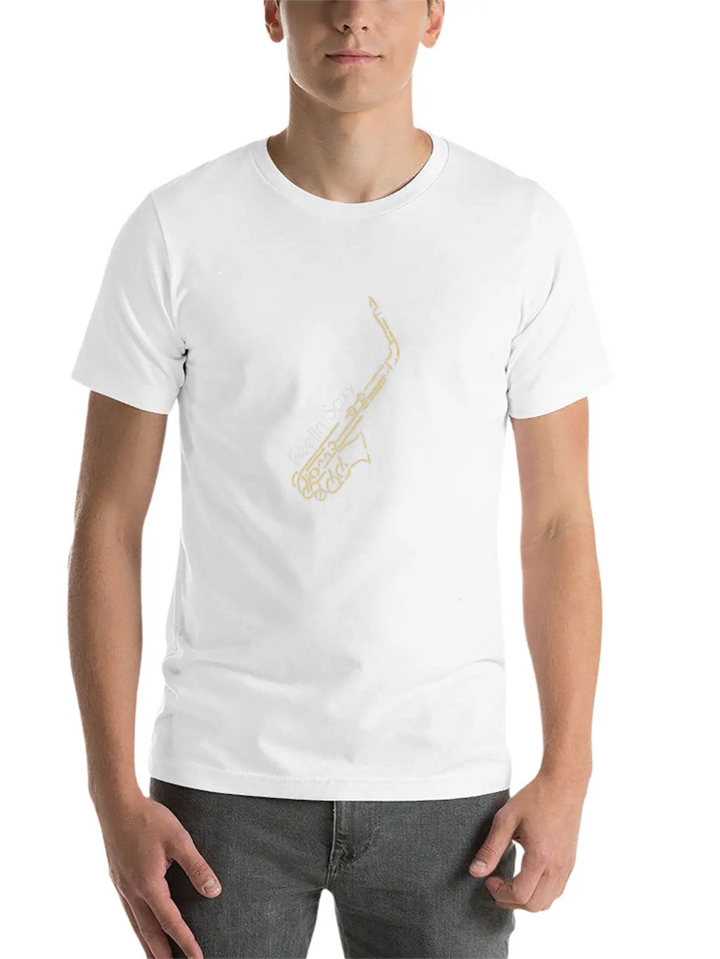 Music Musicians Headphones Gift Idea Casual Graphic T-Shirt – Simple And Comfortable Daily Wear