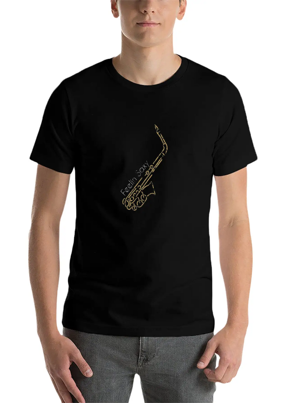 Music Musicians Headphones Gift Idea Casual Graphic T-Shirt – Simple And Comfortable Daily Wear