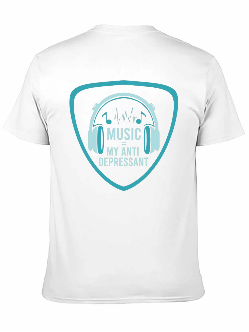 MUSIC MY ANTIDEPRESSANT Stylish Everyday T-Shirt – Unisex Basic Cotton Tee