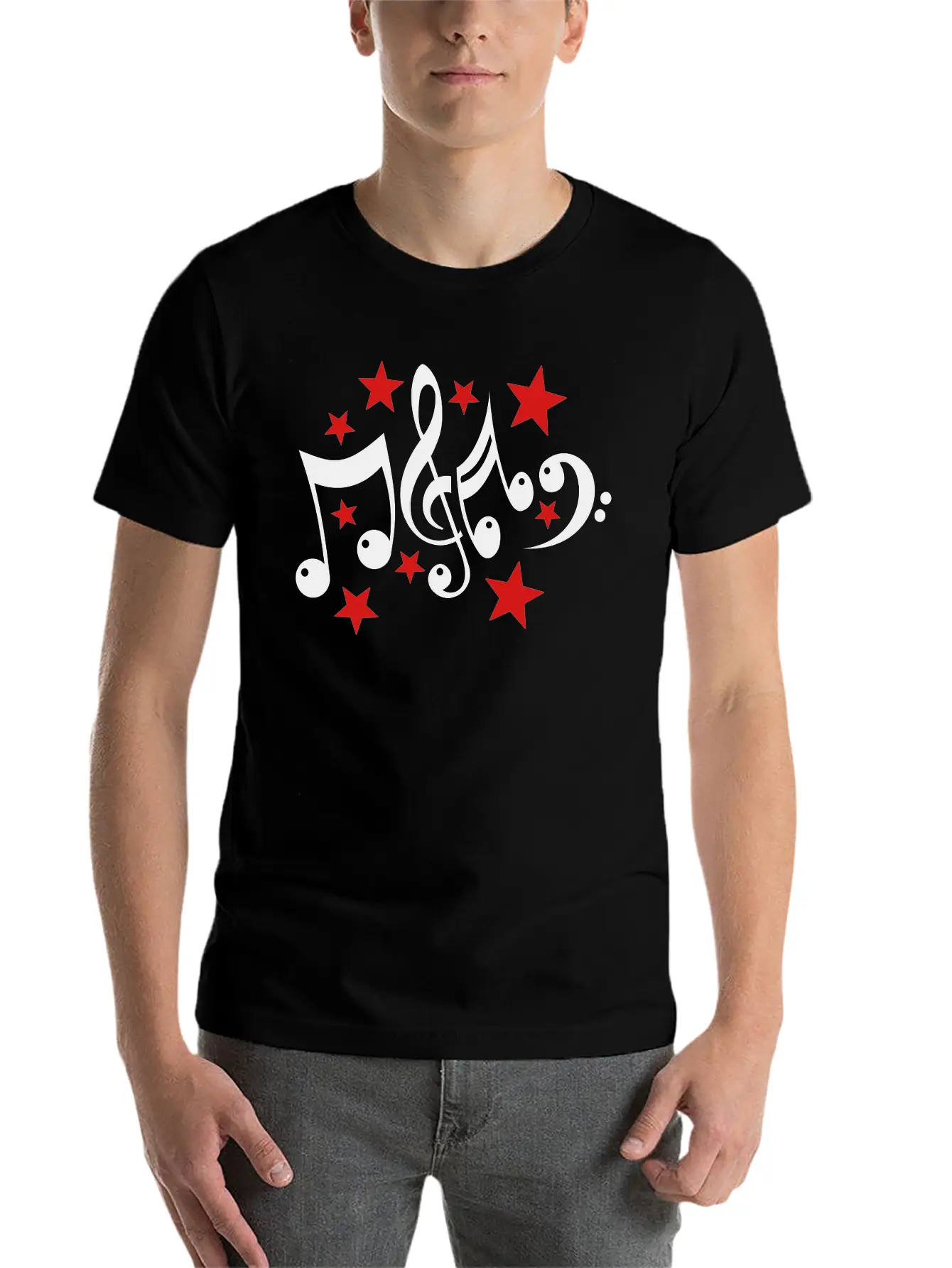 Music Notes 2c Stylish Everyday T-Shirt – Unisex Basic Cotton Tee
