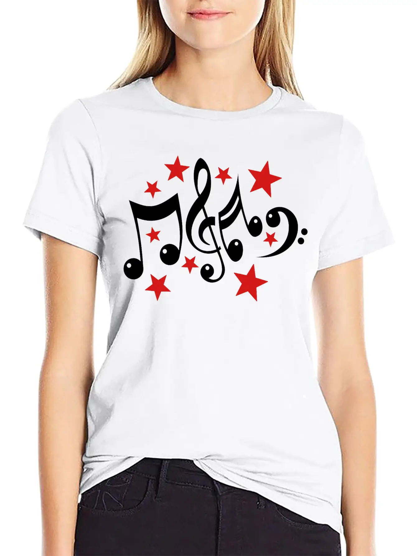 Music Notes 2c Stylish Everyday T-Shirt – Unisex Basic Cotton Tee