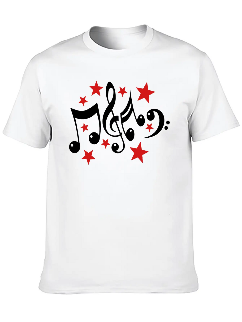 Music Notes 2c Stylish Everyday T-Shirt – Unisex Basic Cotton Tee