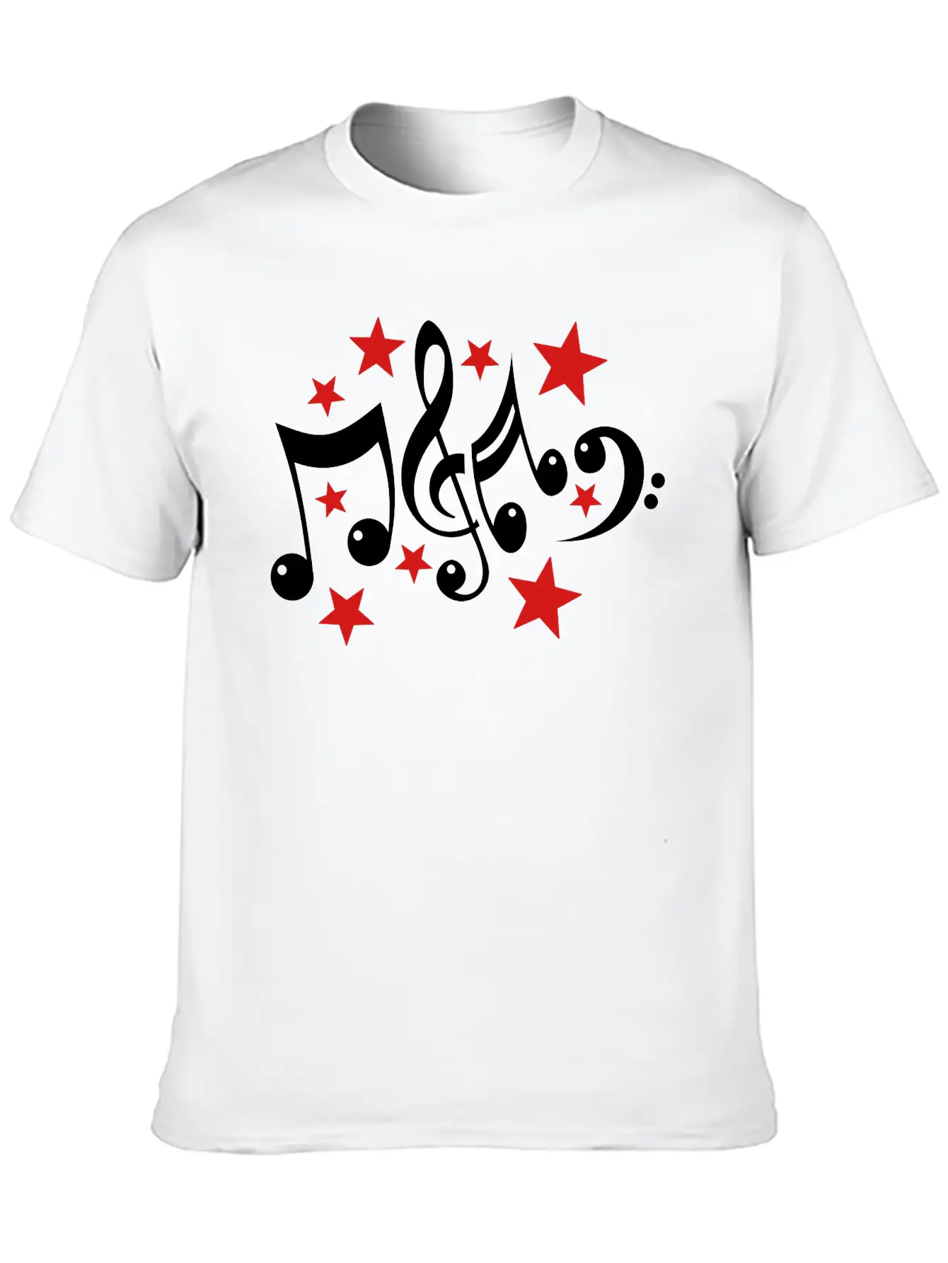 Music Notes 2c Stylish Everyday T-Shirt – Unisex Basic Cotton Tee