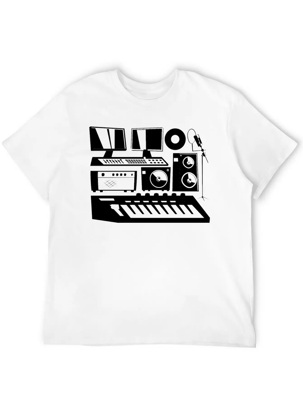 Music Producer - Audio Engineer Musician Sound Guy Unisex Casual T-Shirt – Clean Design For Daily Comfort
