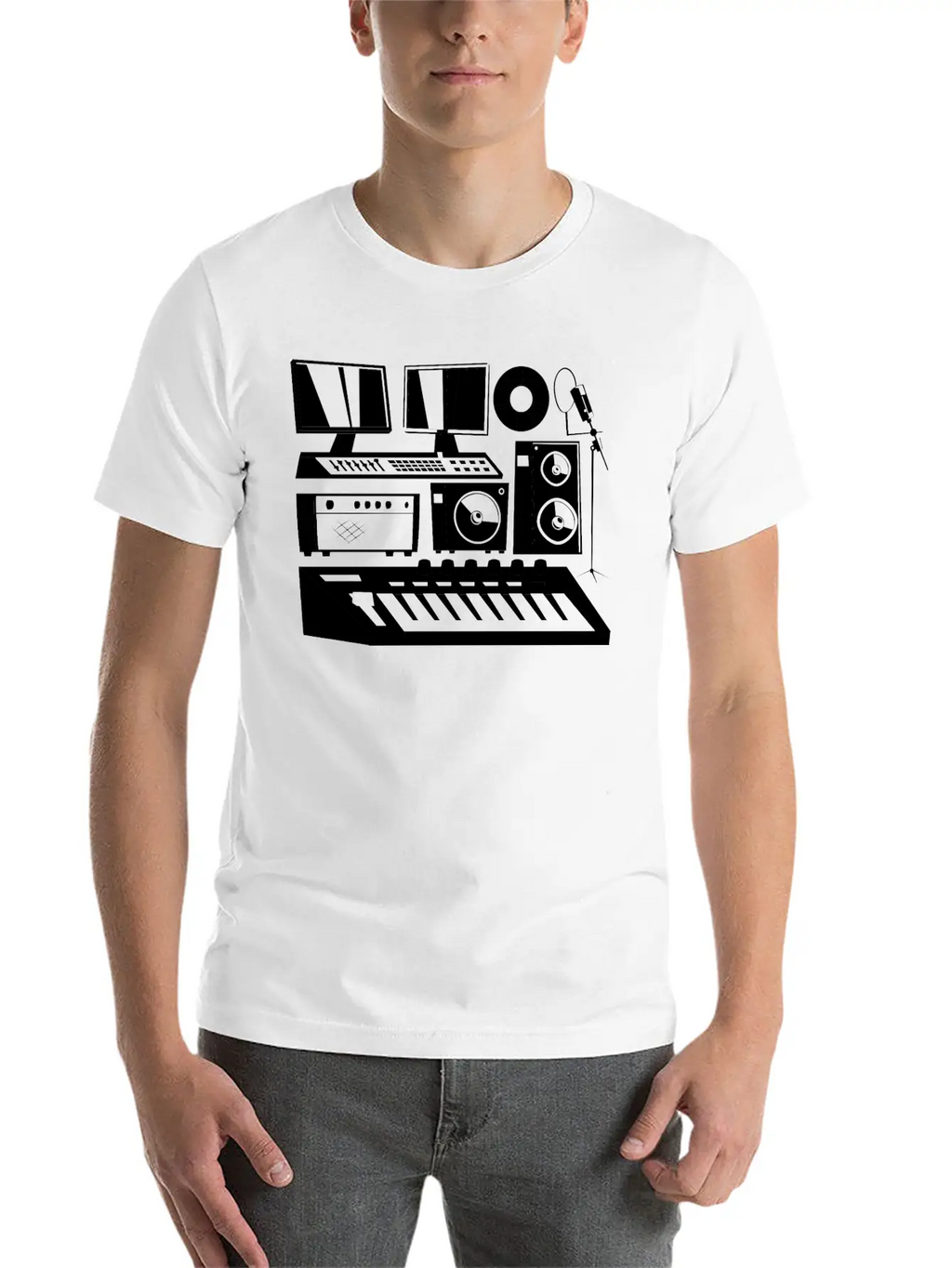 Music Producer - Audio Engineer Musician Sound Guy Unisex Casual T-Shirt – Clean Design For Daily Comfort