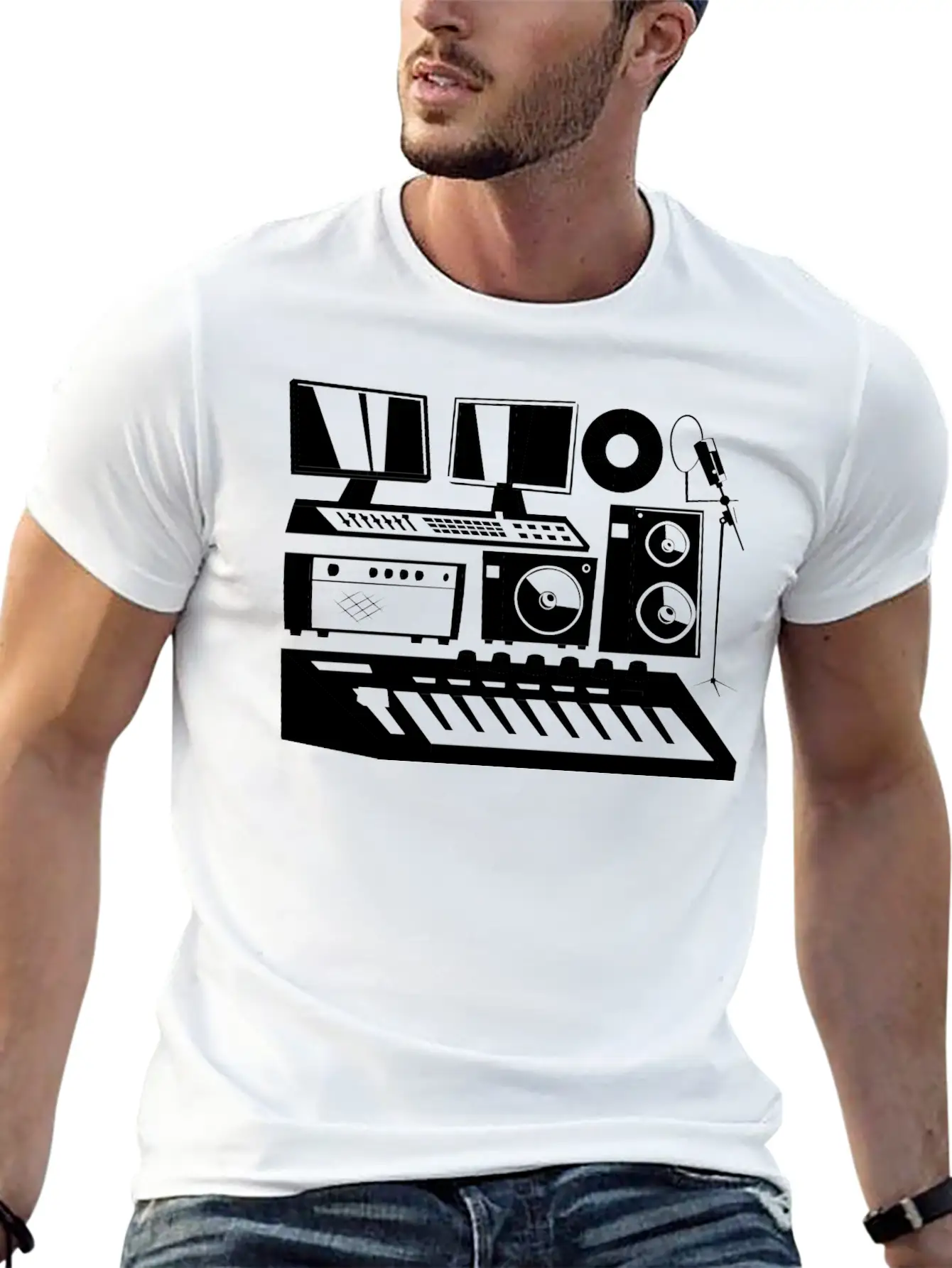 Music Producer - Audio Engineer Musician Sound Guy Unisex Casual T-Shirt – Clean Design For Daily Comfort