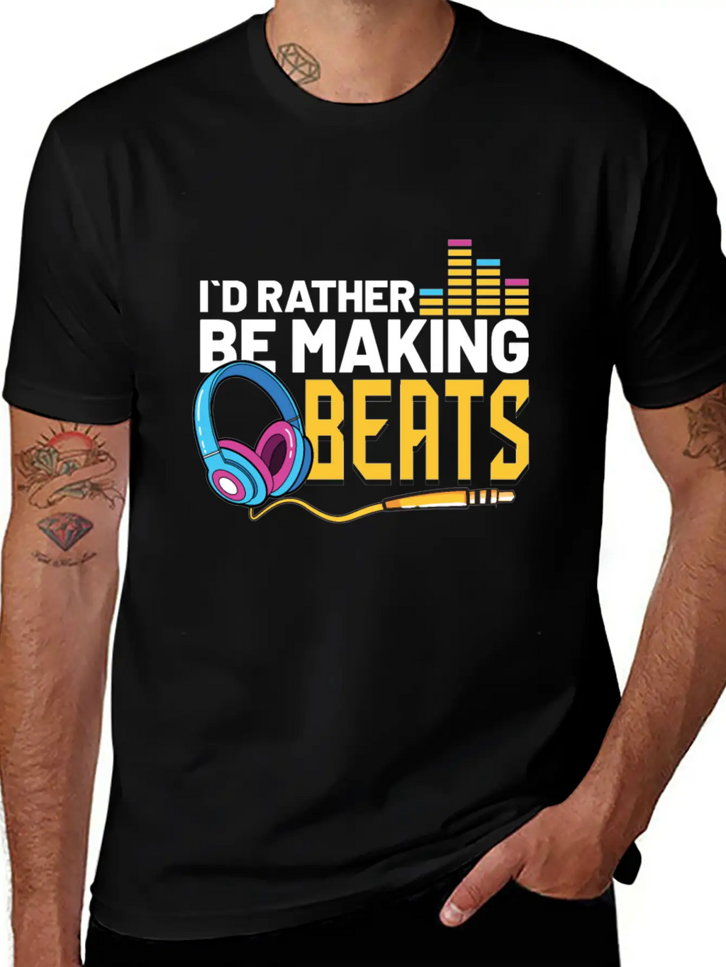 Music Producer Audio Engineer Sound Guy Gift Idea Breathable Soft Cotton T-Shirt – Timeless Casual Look