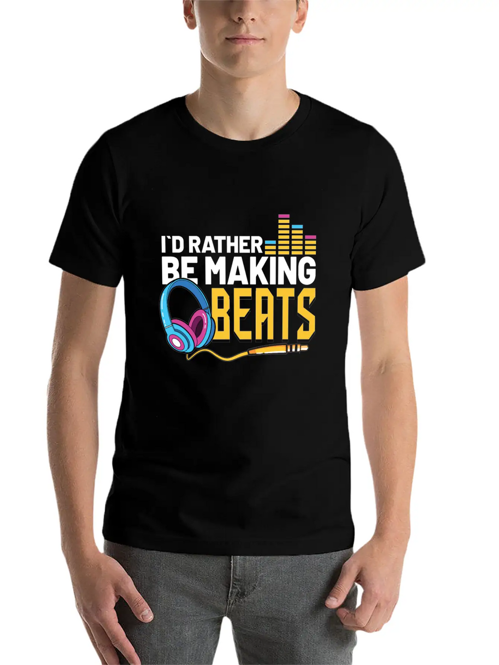 Music Producer Audio Engineer Sound Guy Gift Idea Breathable Soft Cotton T-Shirt – Timeless Casual Look