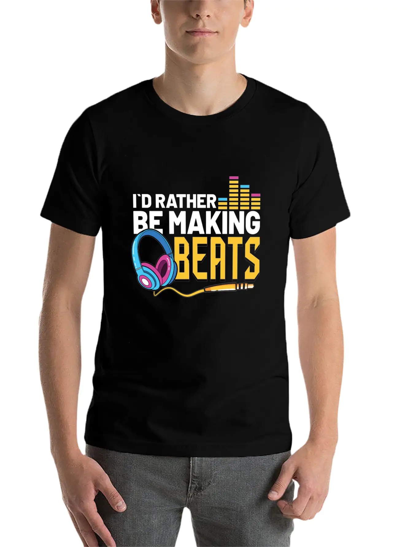 Music Producer Audio Engineer Sound Guy Gift Idea Breathable Soft Cotton T-Shirt – Timeless Casual Look