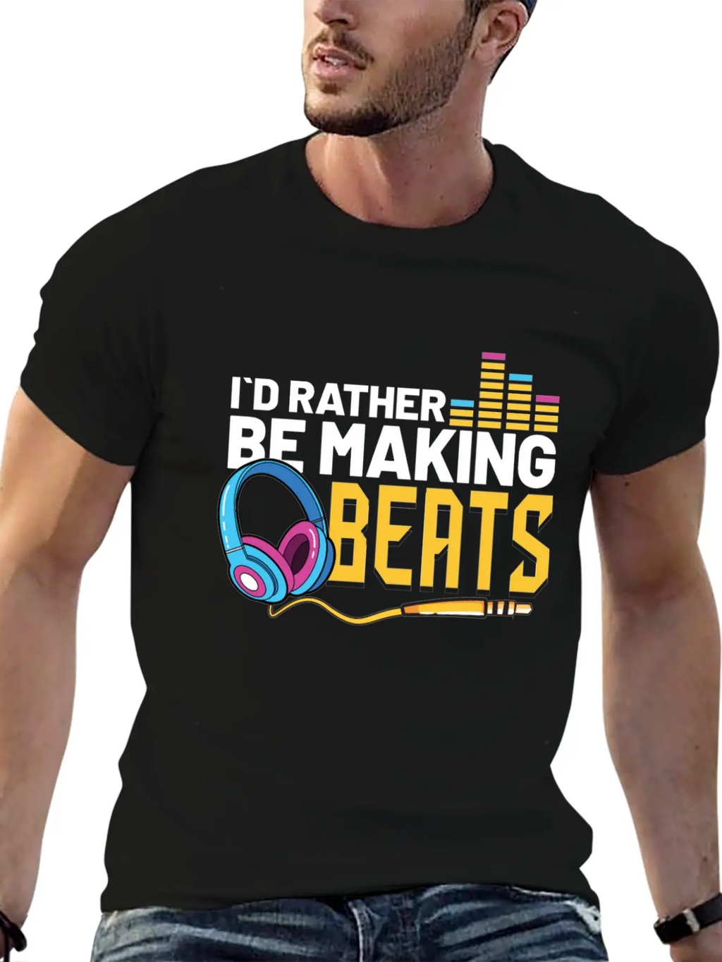 Music Producer Audio Engineer Sound Guy Gift Idea Breathable Soft Cotton T-Shirt – Timeless Casual Look