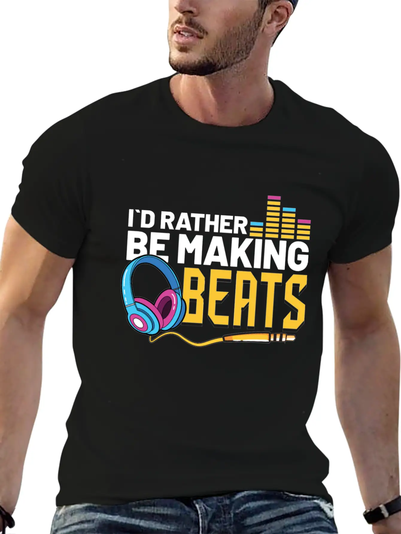Music Producer Audio Engineer Sound Guy Gift Idea Breathable Soft Cotton T-Shirt – Timeless Casual Look