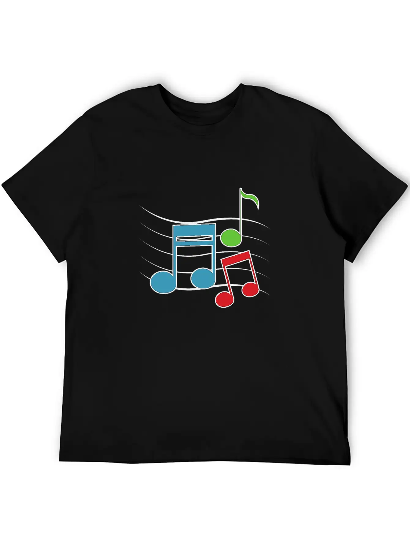 MUSIC ROCK LOVE Casual Graphic T-Shirt – Simple And Comfortable Daily Wear