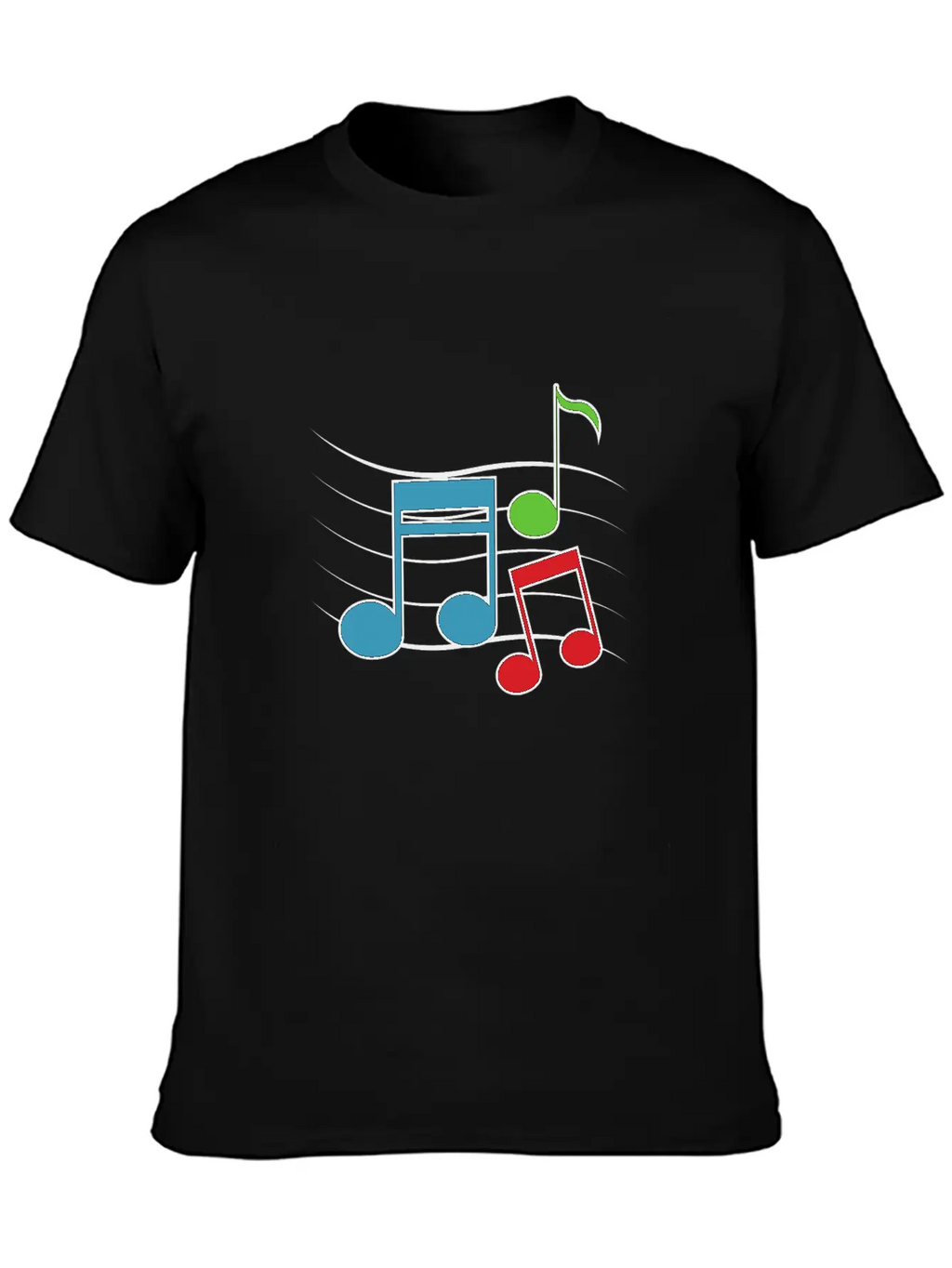 MUSIC ROCK LOVE Casual Graphic T-Shirt – Simple And Comfortable Daily Wear