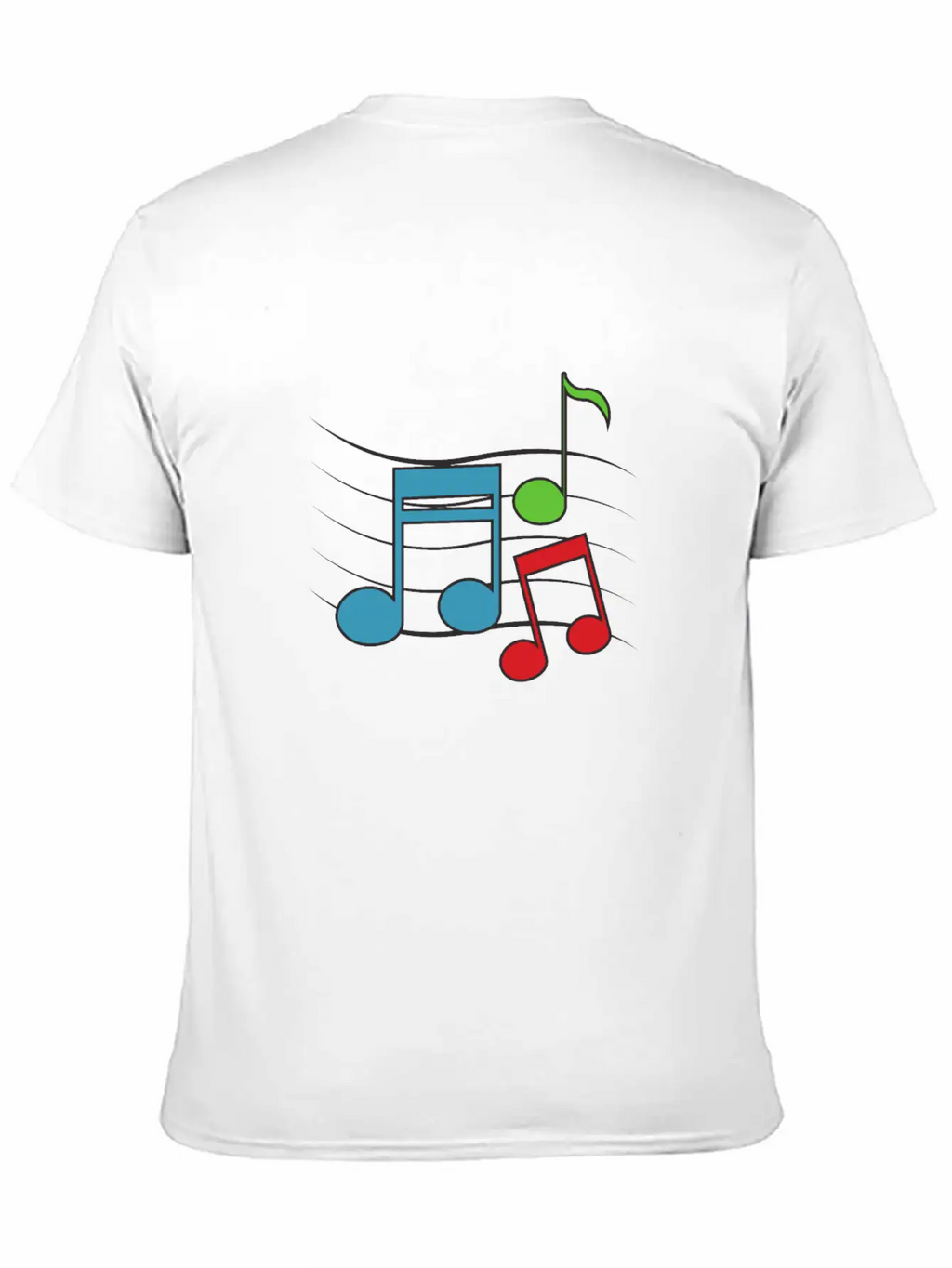 MUSIC ROCK LOVE Casual Graphic T-Shirt – Simple And Comfortable Daily Wear