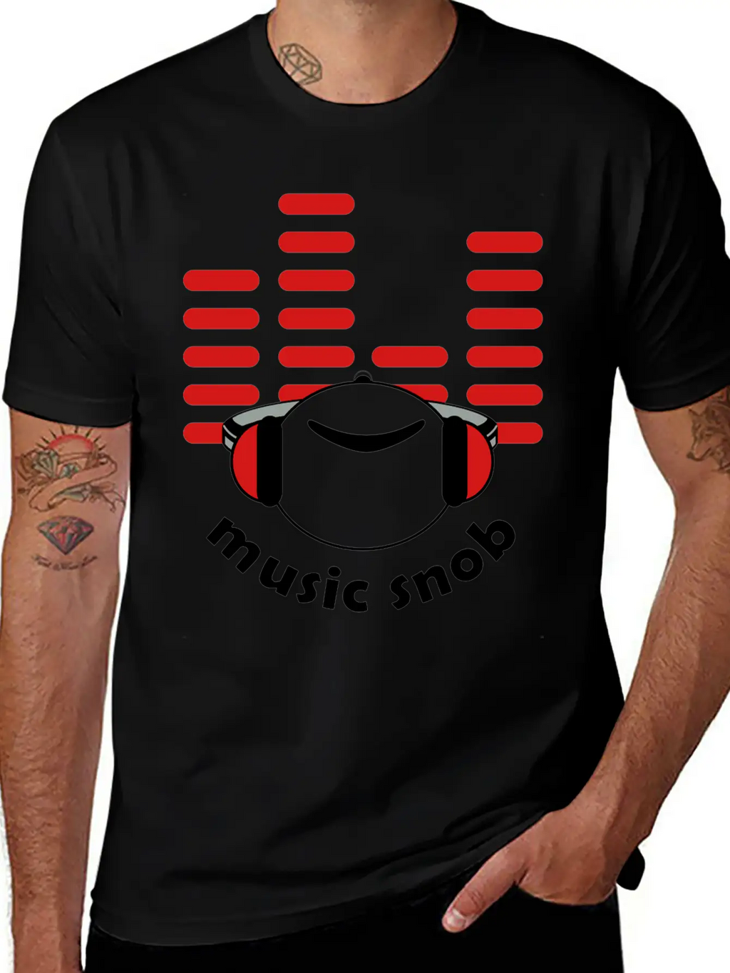 Music Snob Breathable Soft Cotton T-Shirt – Timeless Casual Look
