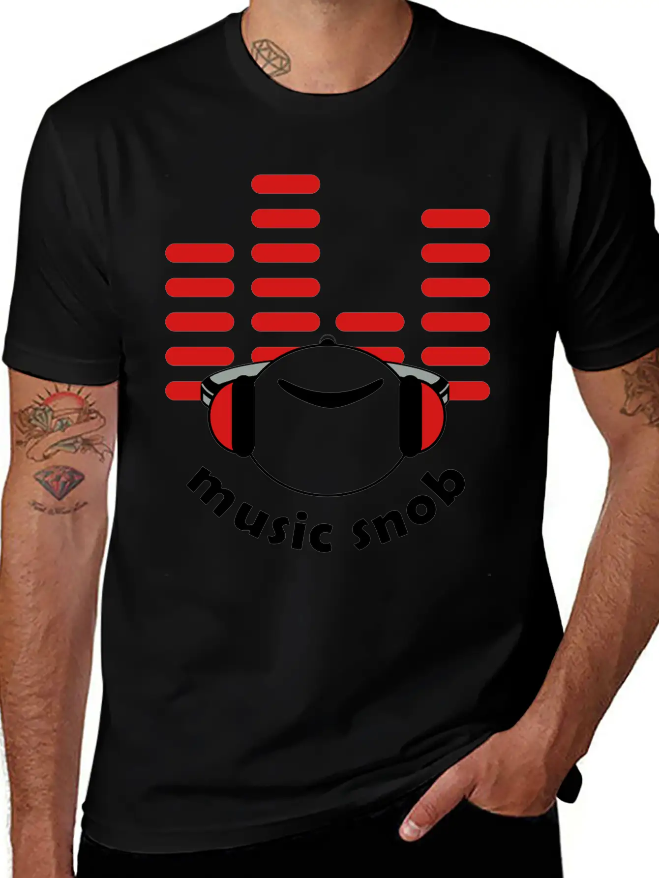 Music Snob Breathable Soft Cotton T-Shirt – Timeless Casual Look