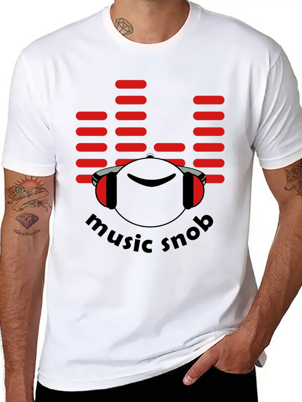Music Snob Breathable Soft Cotton T-Shirt – Timeless Casual Look