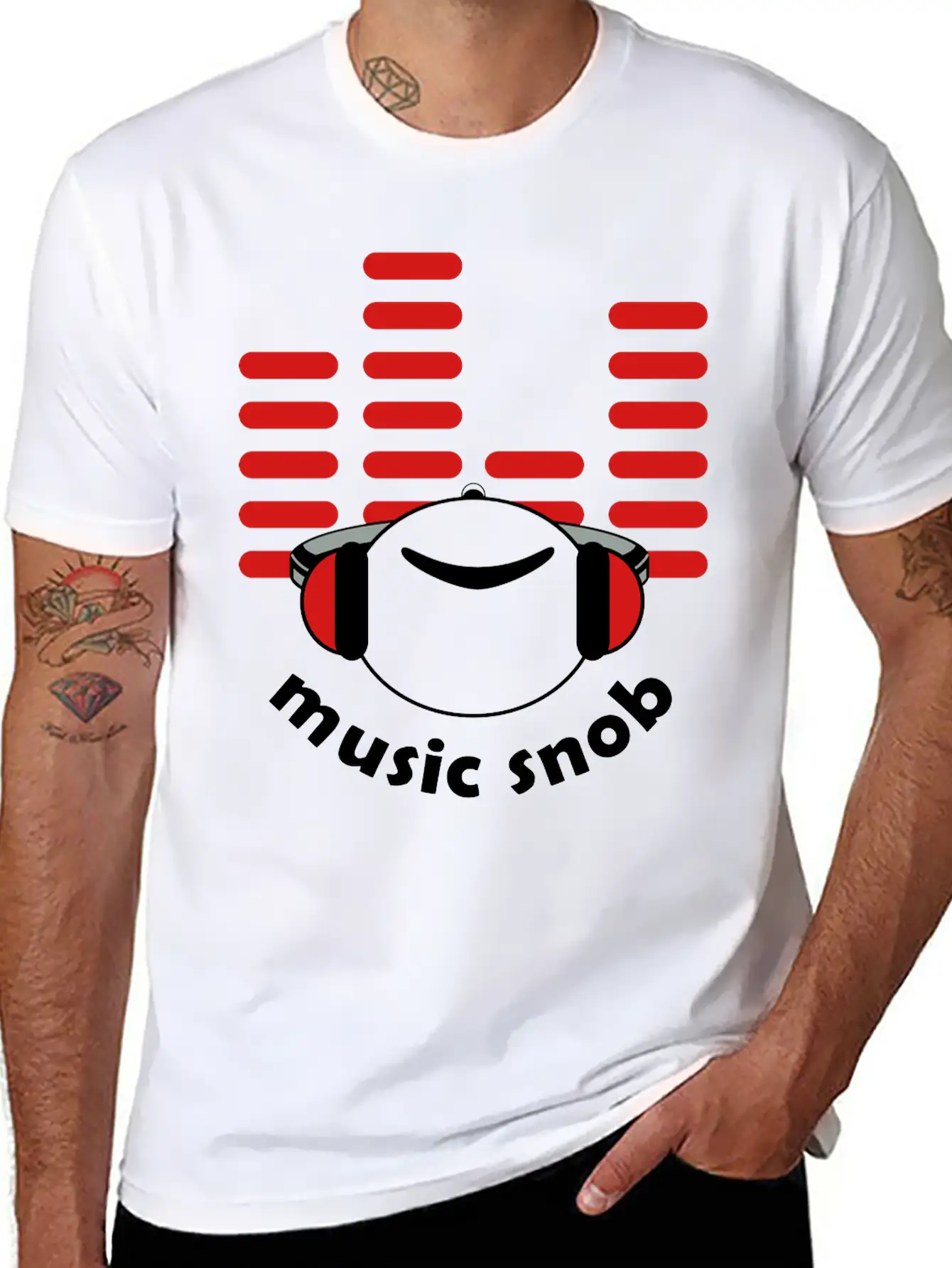 Music Snob Breathable Soft Cotton T-Shirt – Timeless Casual Look