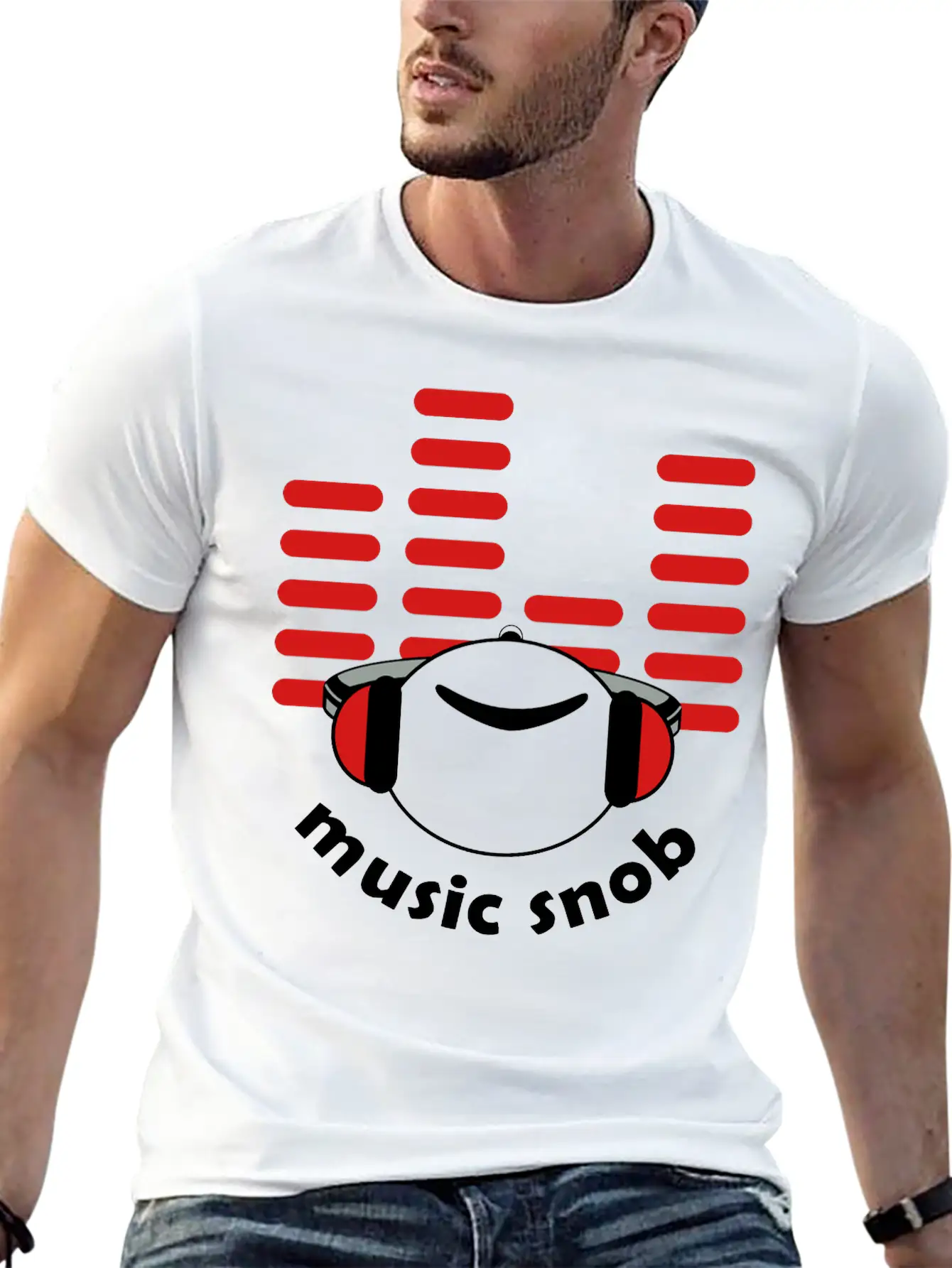 Music Snob Breathable Soft Cotton T-Shirt – Timeless Casual Look
