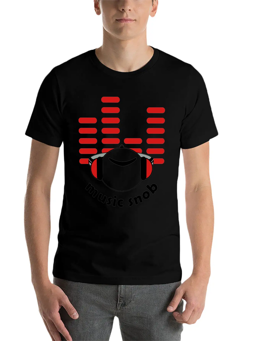Music Snob Breathable Soft Cotton T-Shirt – Timeless Casual Look