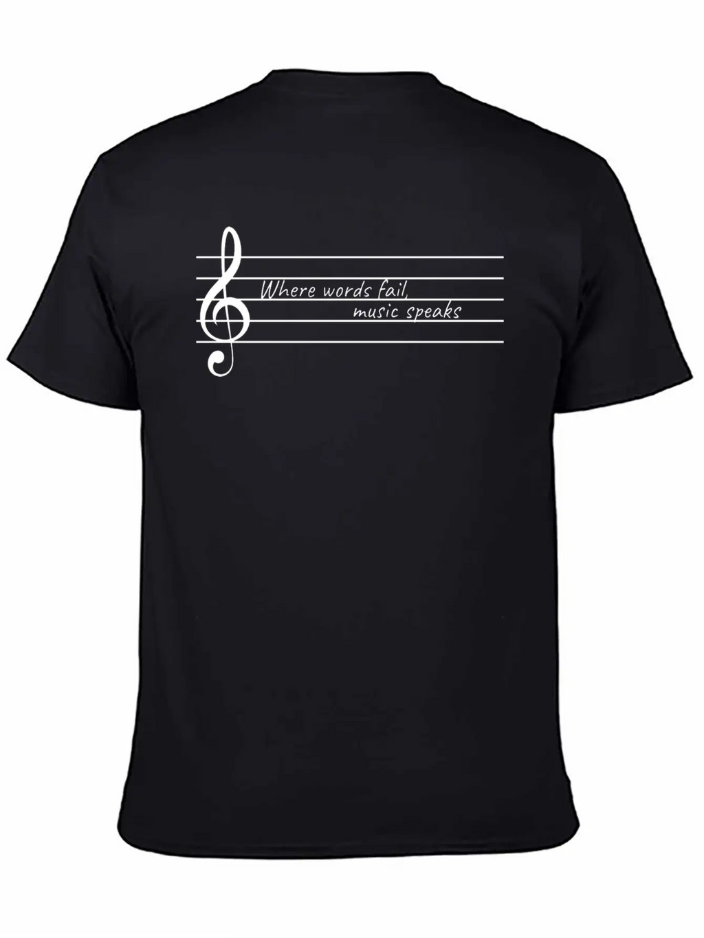 Music Speaks Gift Raving Concert Party Breathable Soft Cotton T-Shirt – Timeless Casual Look