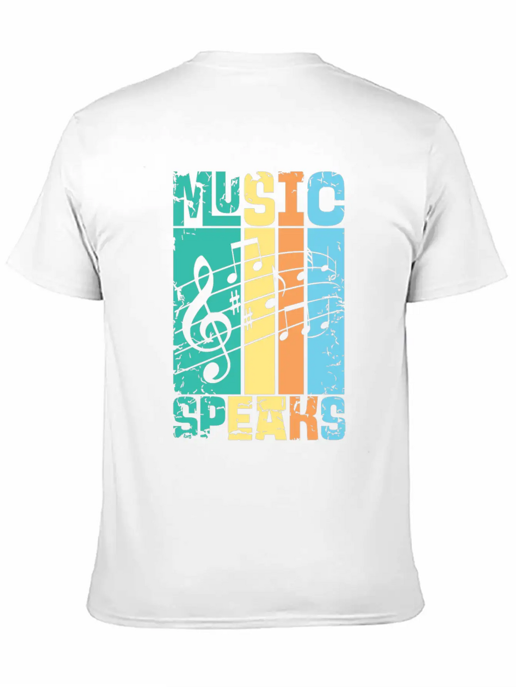 Music Speaks Unisex Casual T-Shirt – Clean Design For Daily Comfort
