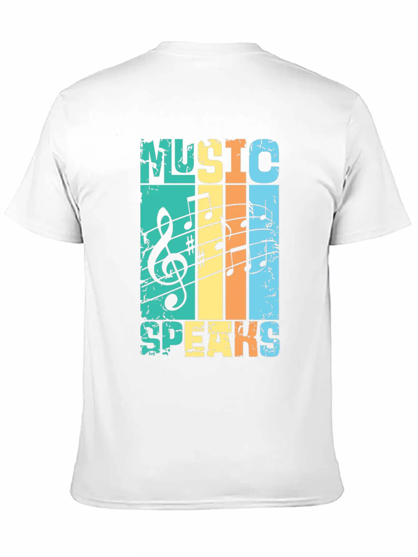 Music Speaks Unisex Casual T-Shirt – Clean Design For Daily Comfort