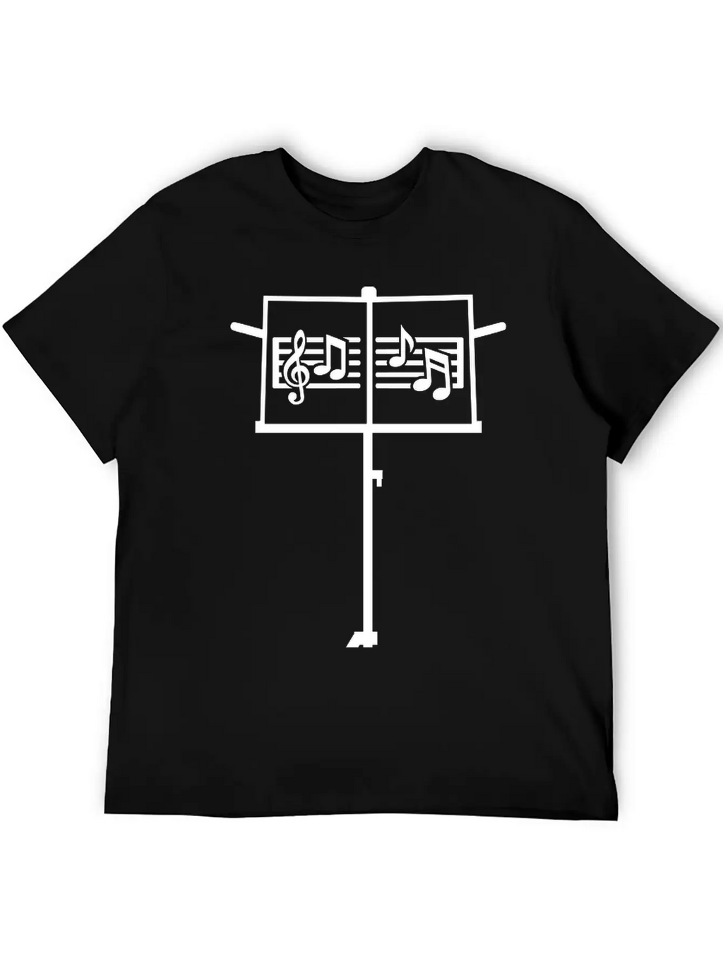 Music Stand Essential Cotton Tee For Daily Outfits – Unisex Style