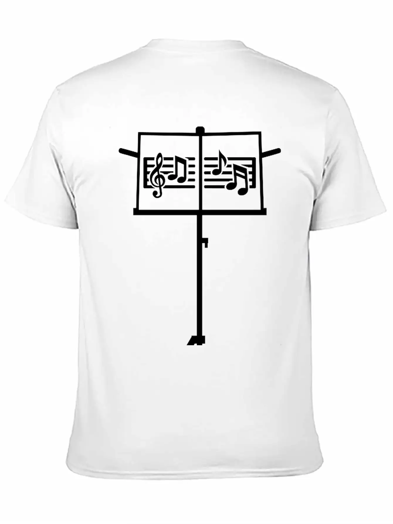 Music Stand Essential Cotton Tee For Daily Outfits – Unisex Style