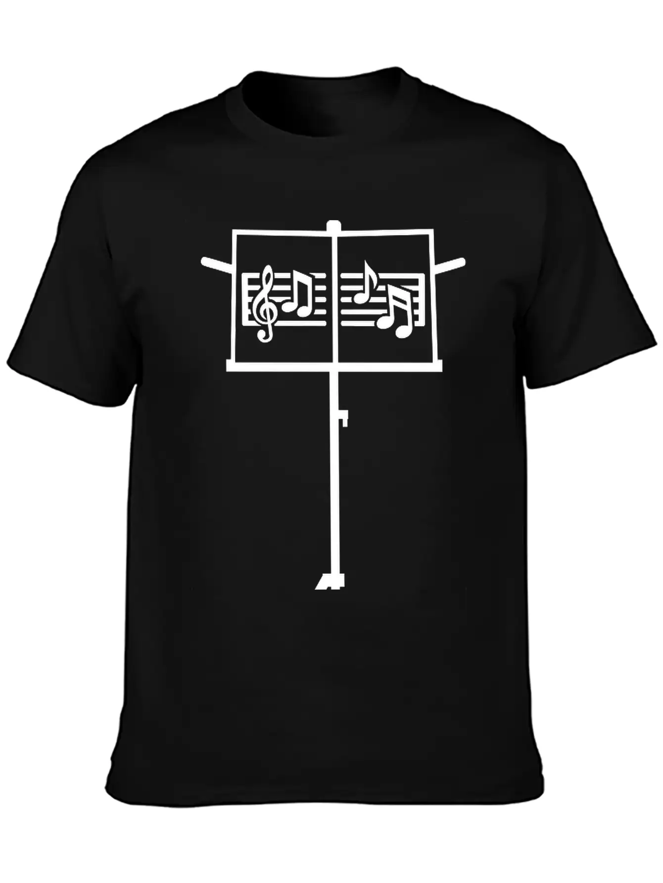 Music Stand Essential Cotton Tee For Daily Outfits – Unisex Style