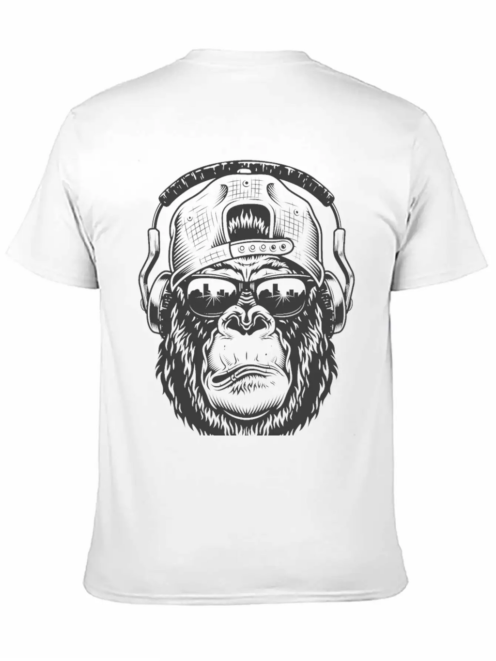 Music Swag Ape Classic Fit Graphic Tee For Daily Comfort – Unisex Cotton Shirt