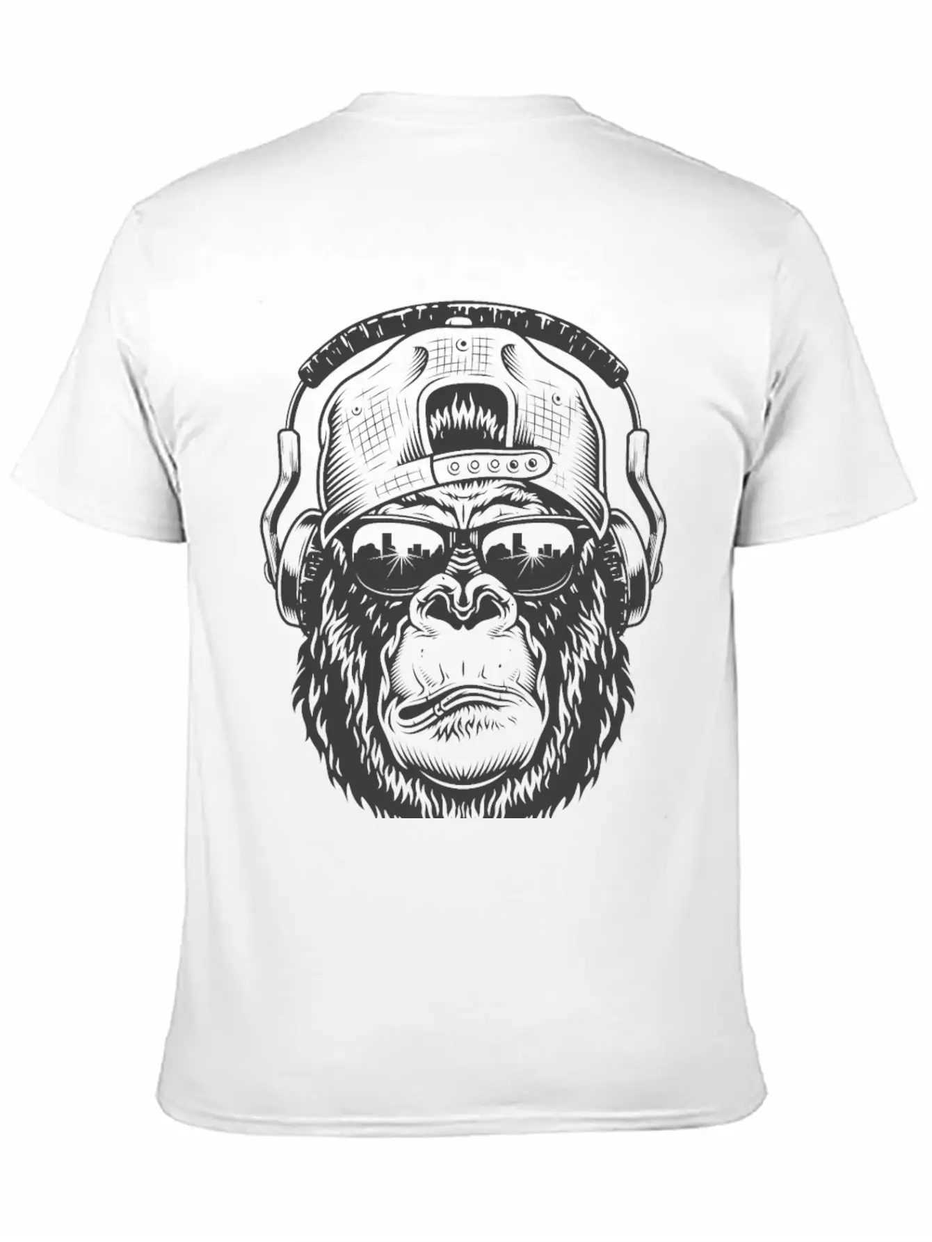Music Swag Ape Classic Fit Graphic Tee For Daily Comfort – Unisex Cotton Shirt