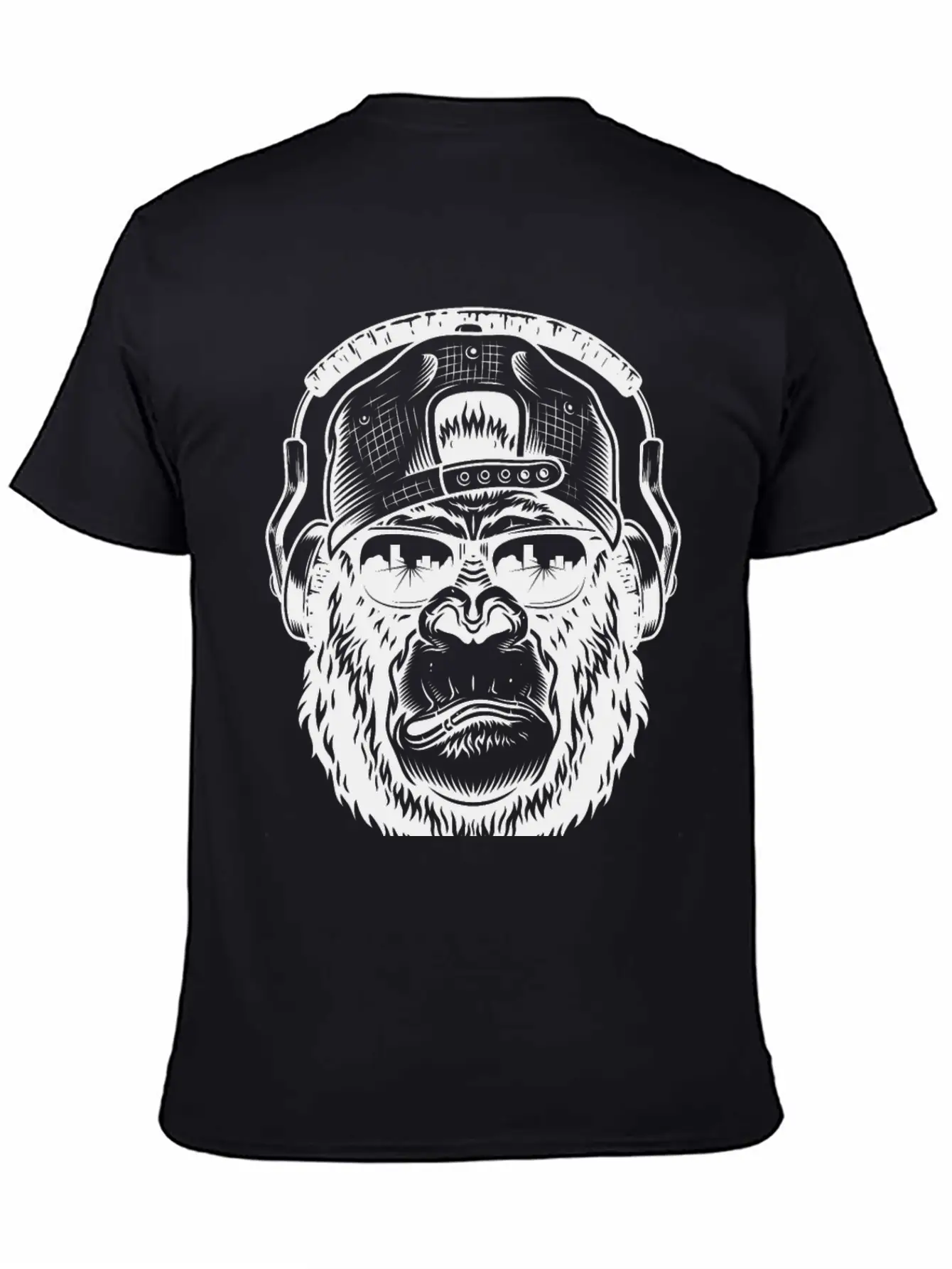 Music Swag Ape Classic Fit Graphic Tee For Daily Comfort – Unisex Cotton Shirt