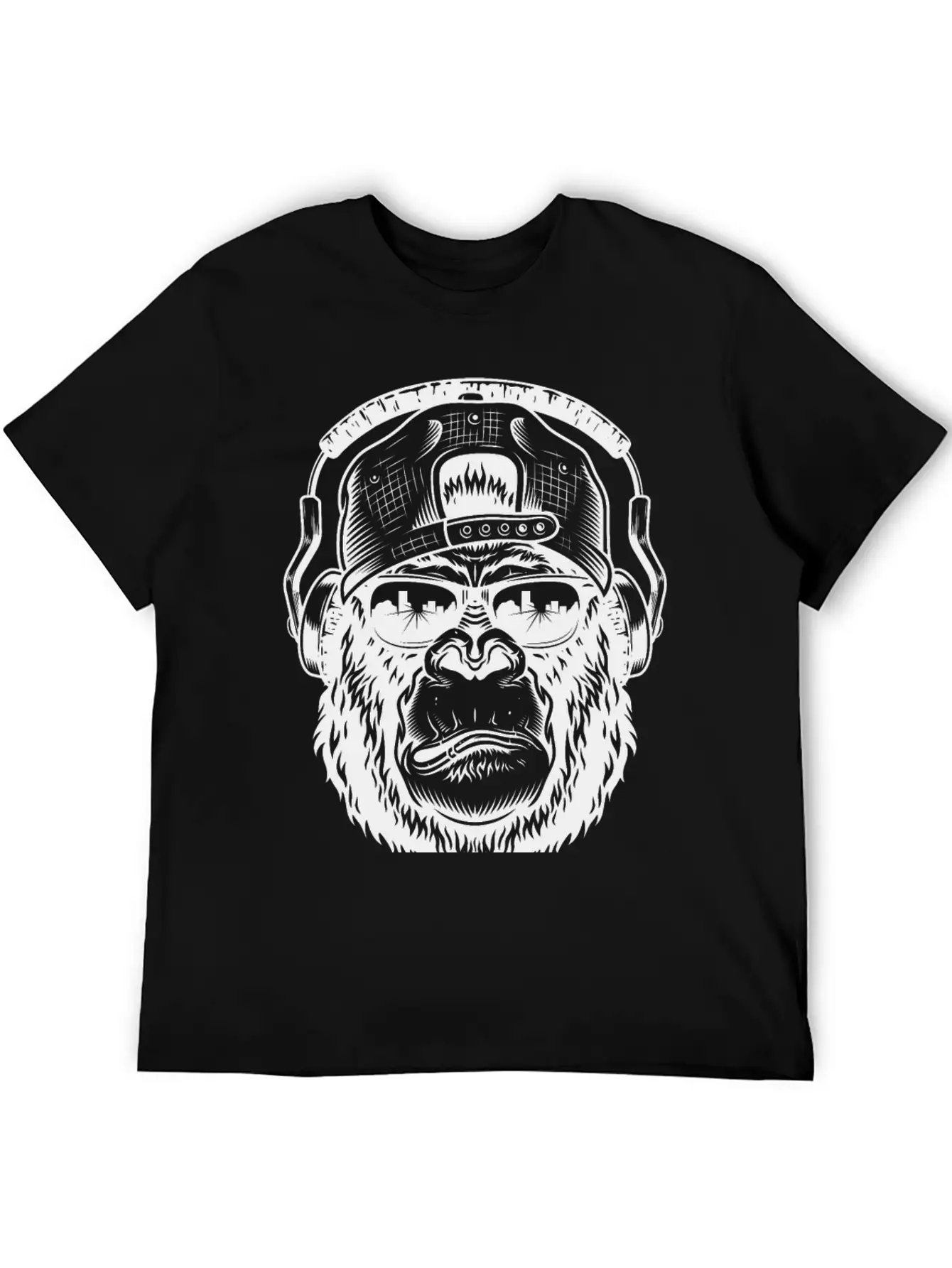 Music Swag Ape Classic Fit Graphic Tee For Daily Comfort – Unisex Cotton Shirt