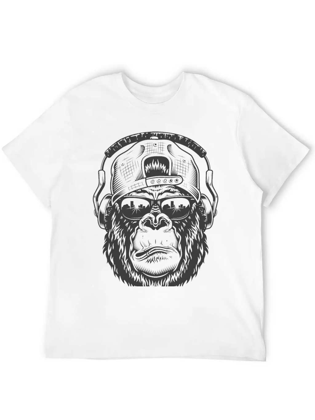 Music Swag Ape Classic Fit Graphic Tee For Daily Comfort – Unisex Cotton Shirt