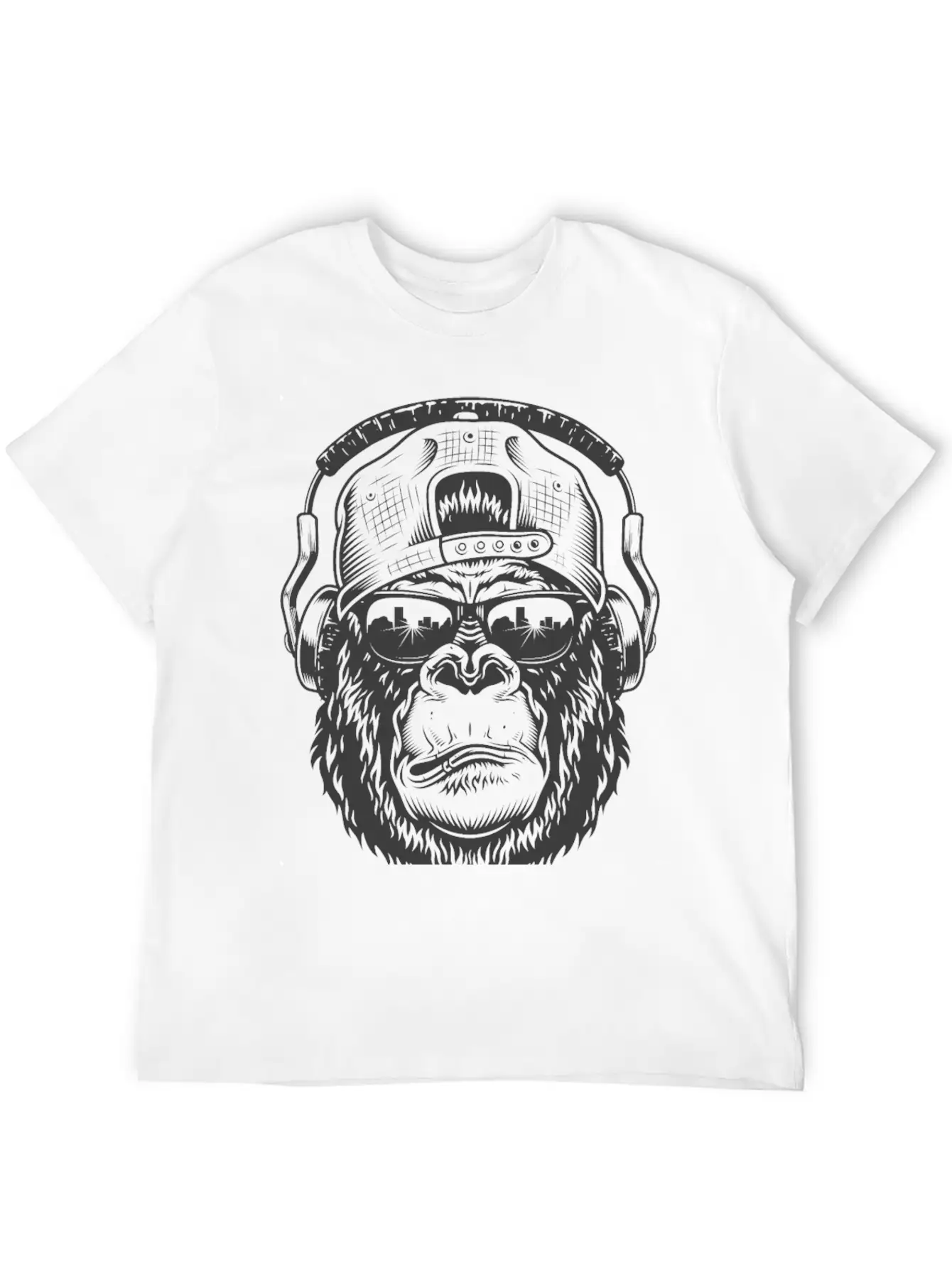 Music Swag Ape Classic Fit Graphic Tee For Daily Comfort – Unisex Cotton Shirt