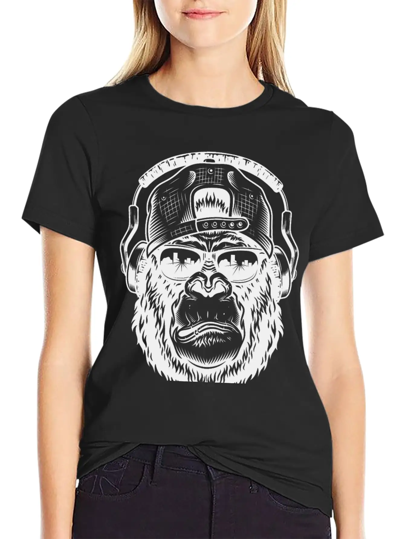 Music Swag Ape Classic Fit Graphic Tee For Daily Comfort – Unisex Cotton Shirt