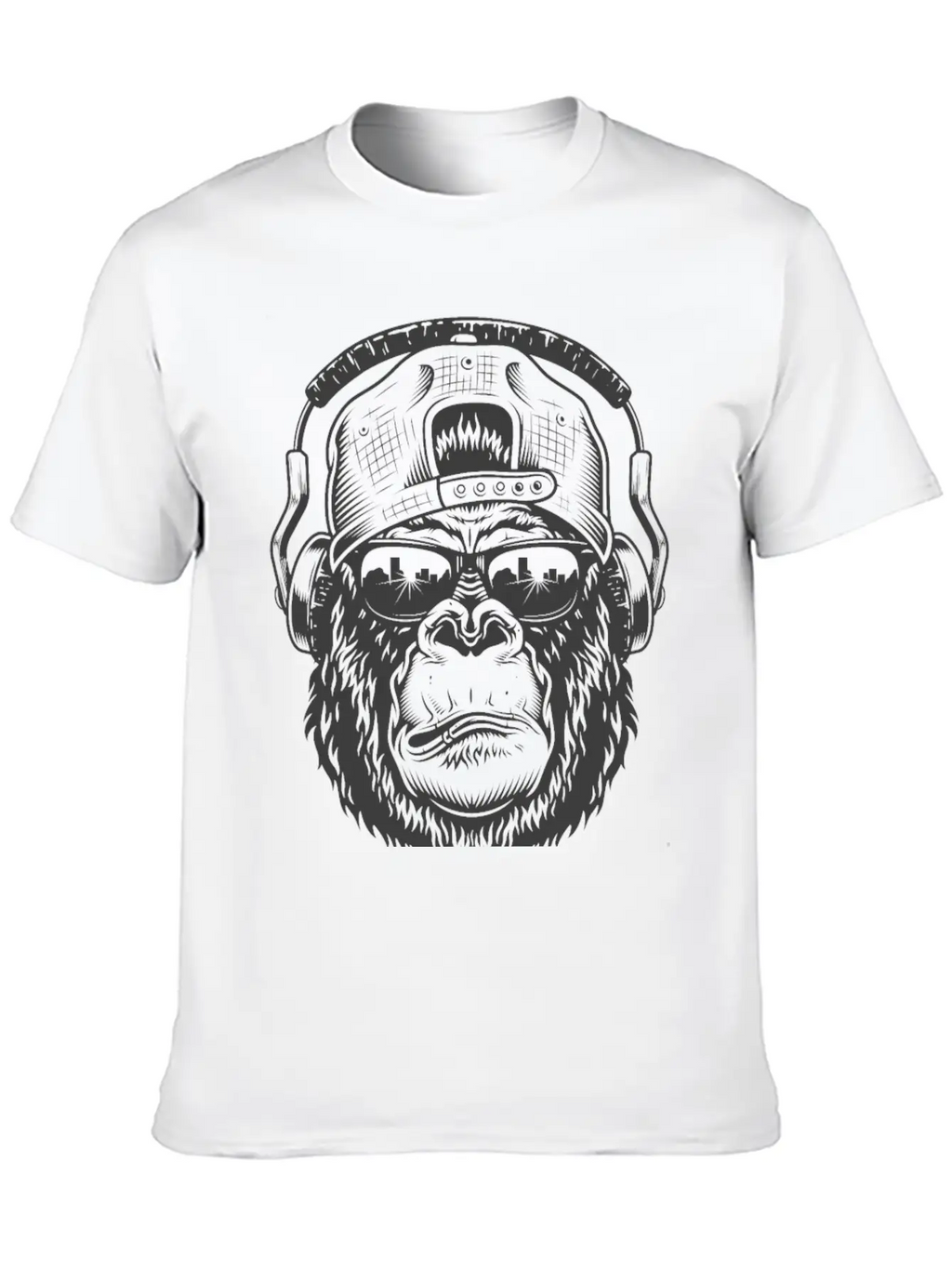 Music Swag Ape Classic Fit Graphic Tee For Daily Comfort – Unisex Cotton Shirt