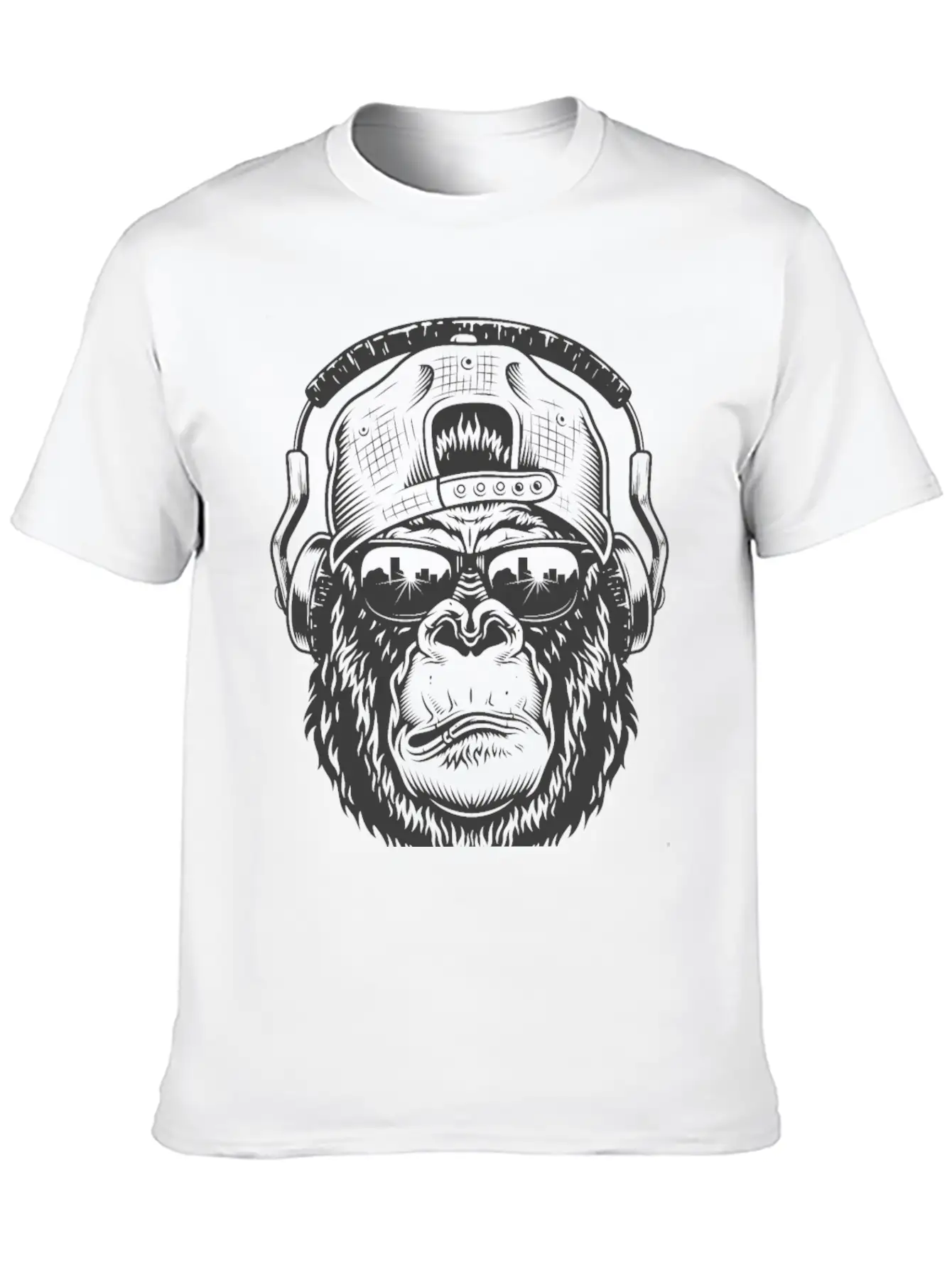 Music Swag Ape Classic Fit Graphic Tee For Daily Comfort – Unisex Cotton Shirt