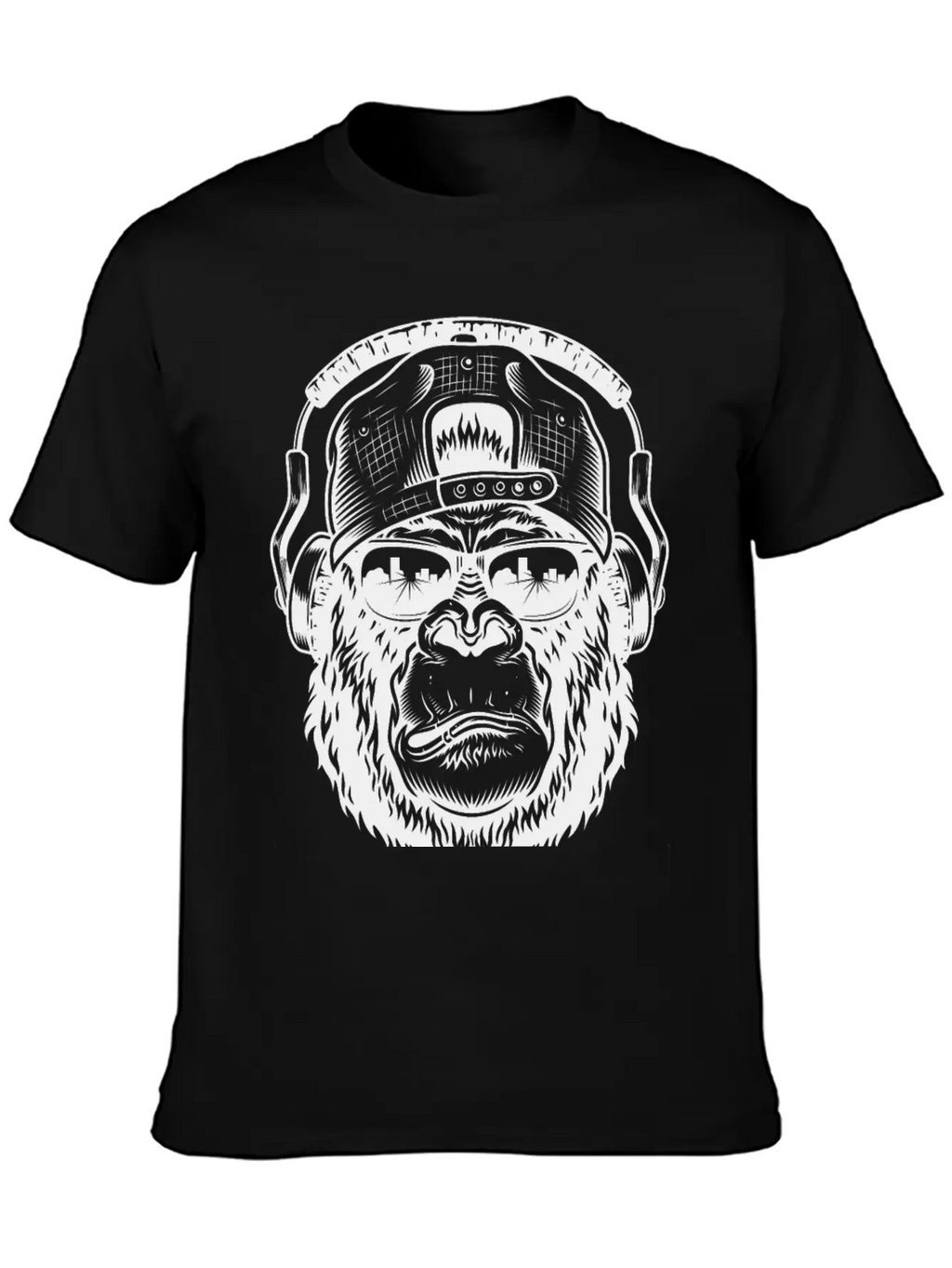 Music Swag Ape Classic Fit Graphic Tee For Daily Comfort – Unisex Cotton Shirt