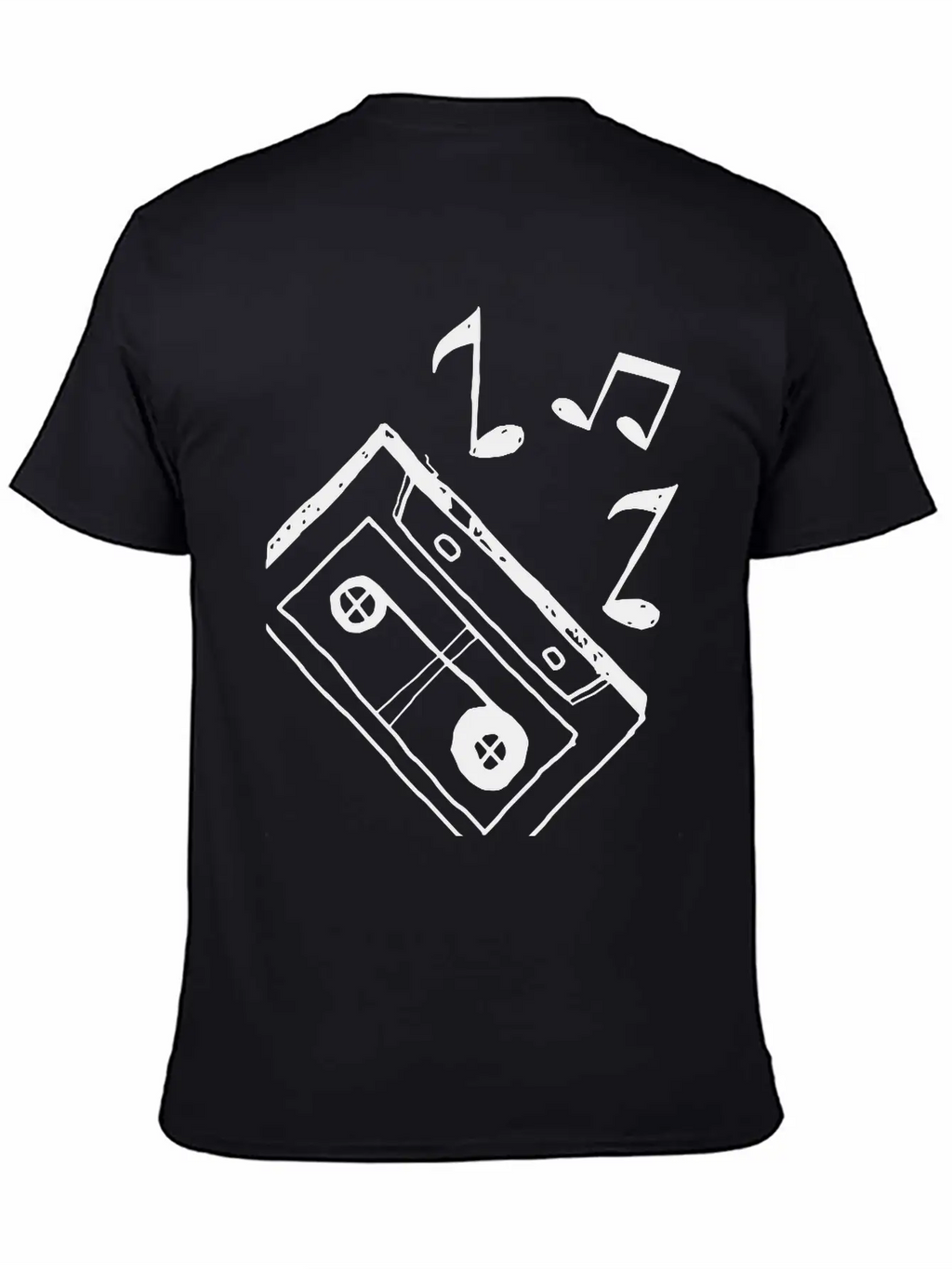 Music Tape Unisex Casual T-Shirt – Clean Design For Daily Comfort