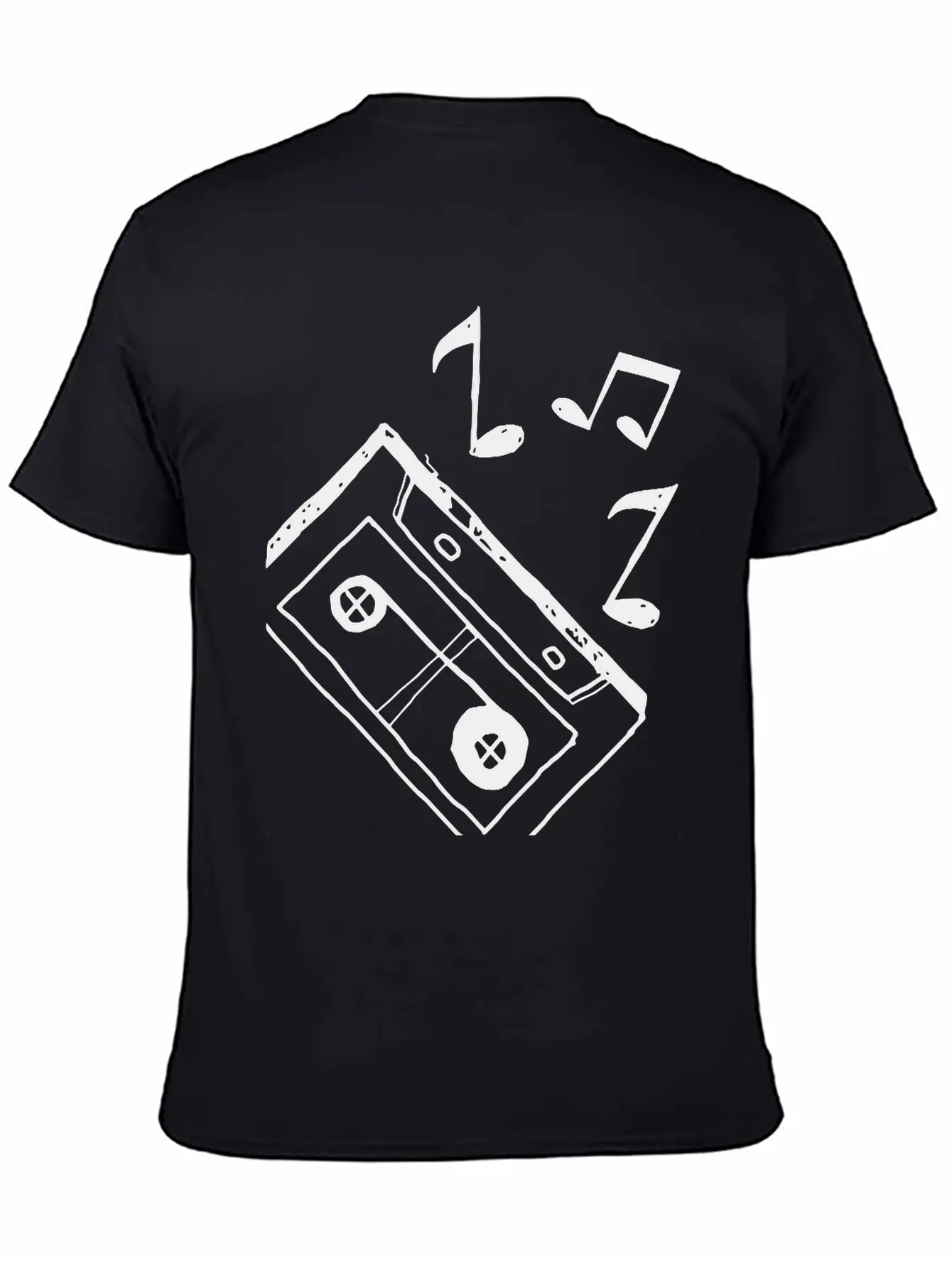 Music Tape Unisex Casual T-Shirt – Clean Design For Daily Comfort