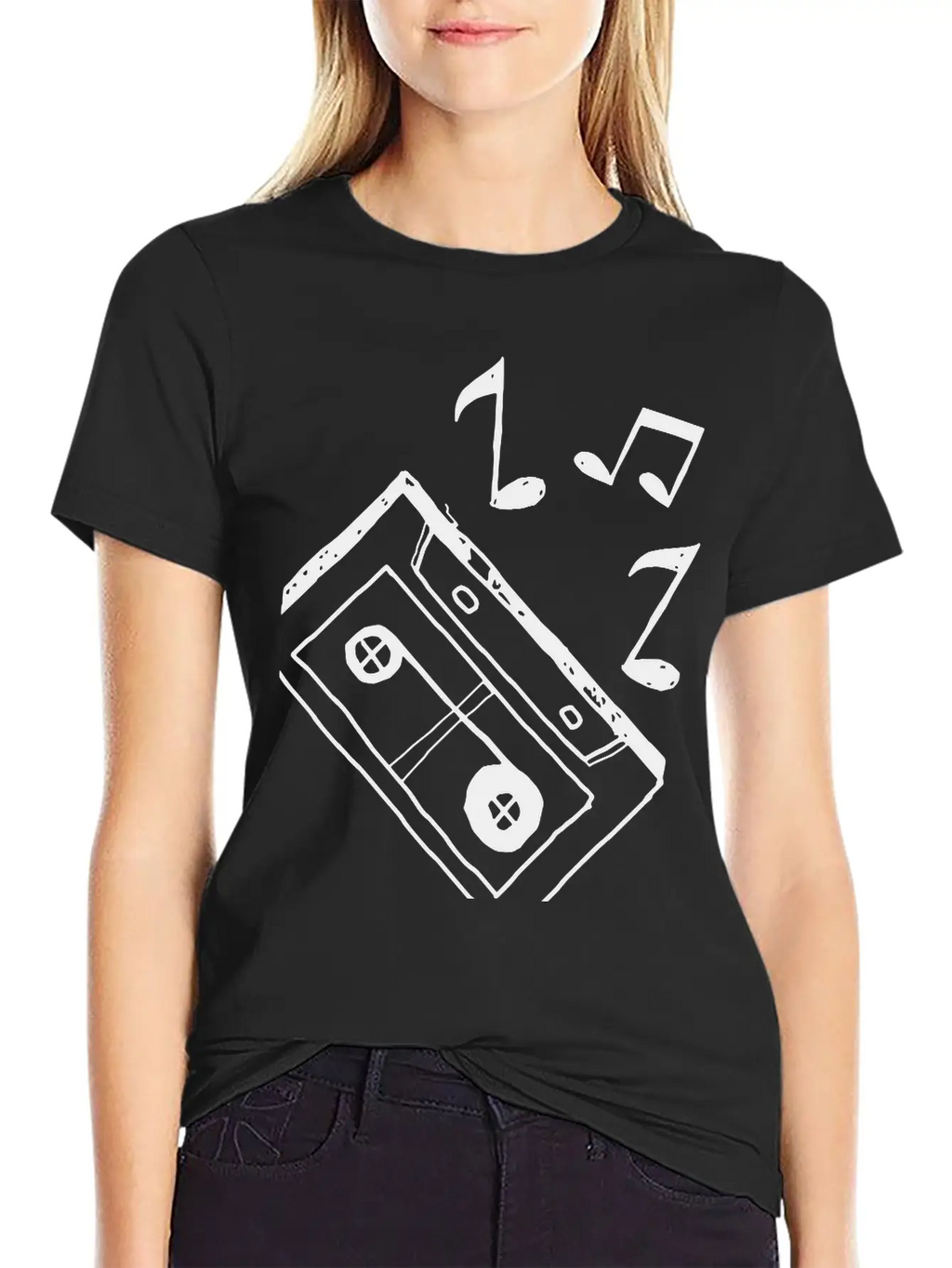 Music Tape Unisex Casual T-Shirt – Clean Design For Daily Comfort