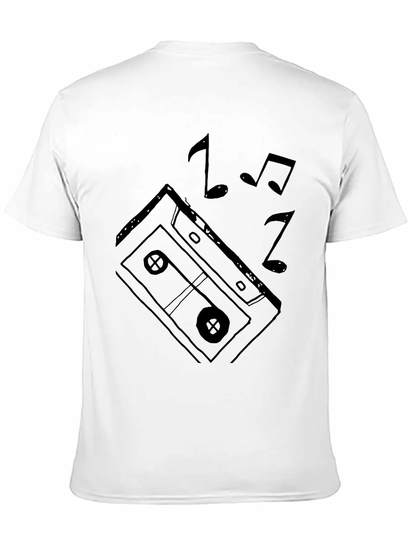 Music Tape Unisex Casual T-Shirt – Clean Design For Daily Comfort