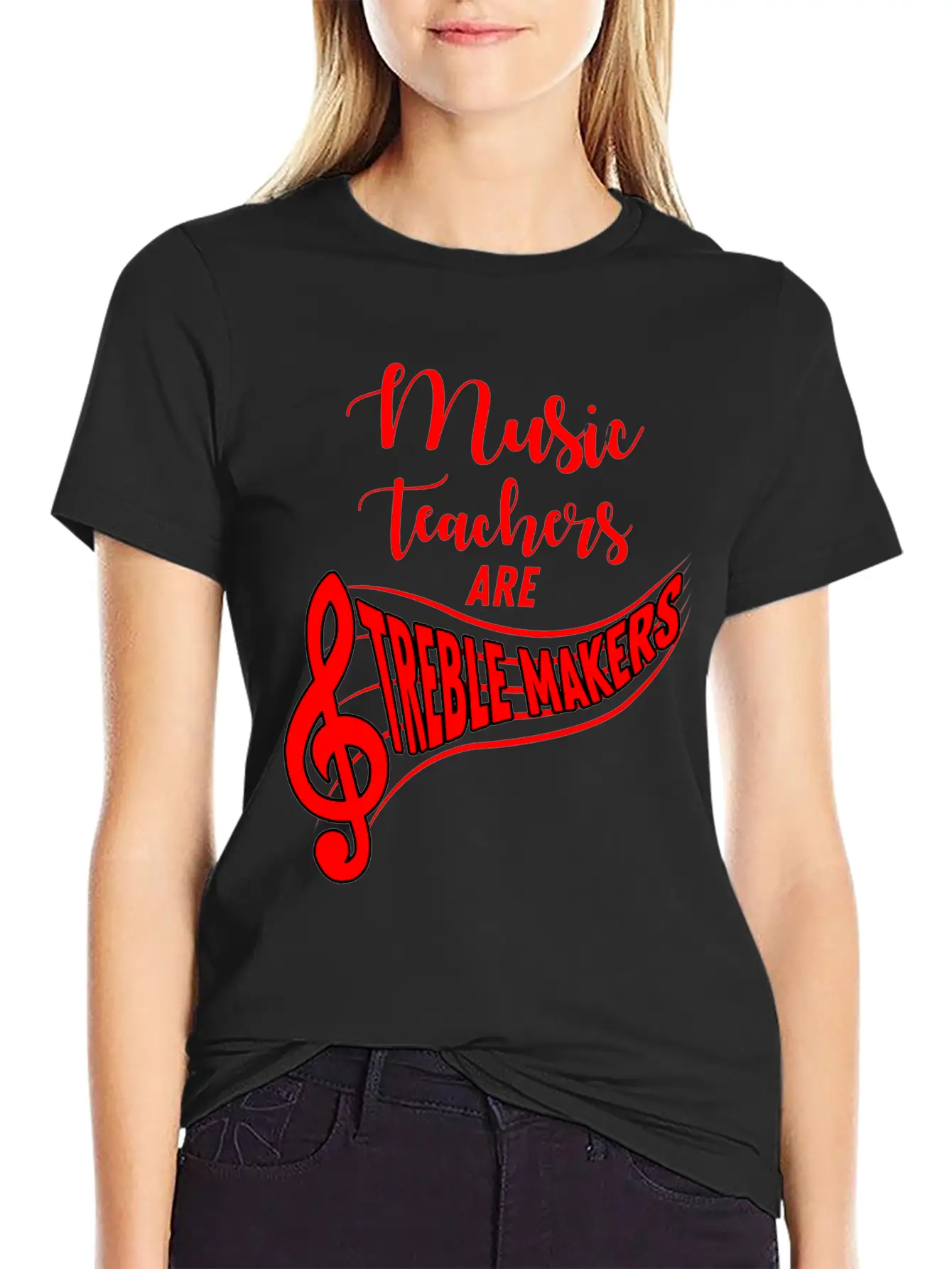 Music Teacher Breathable Soft Cotton T-Shirt – Timeless Casual Look