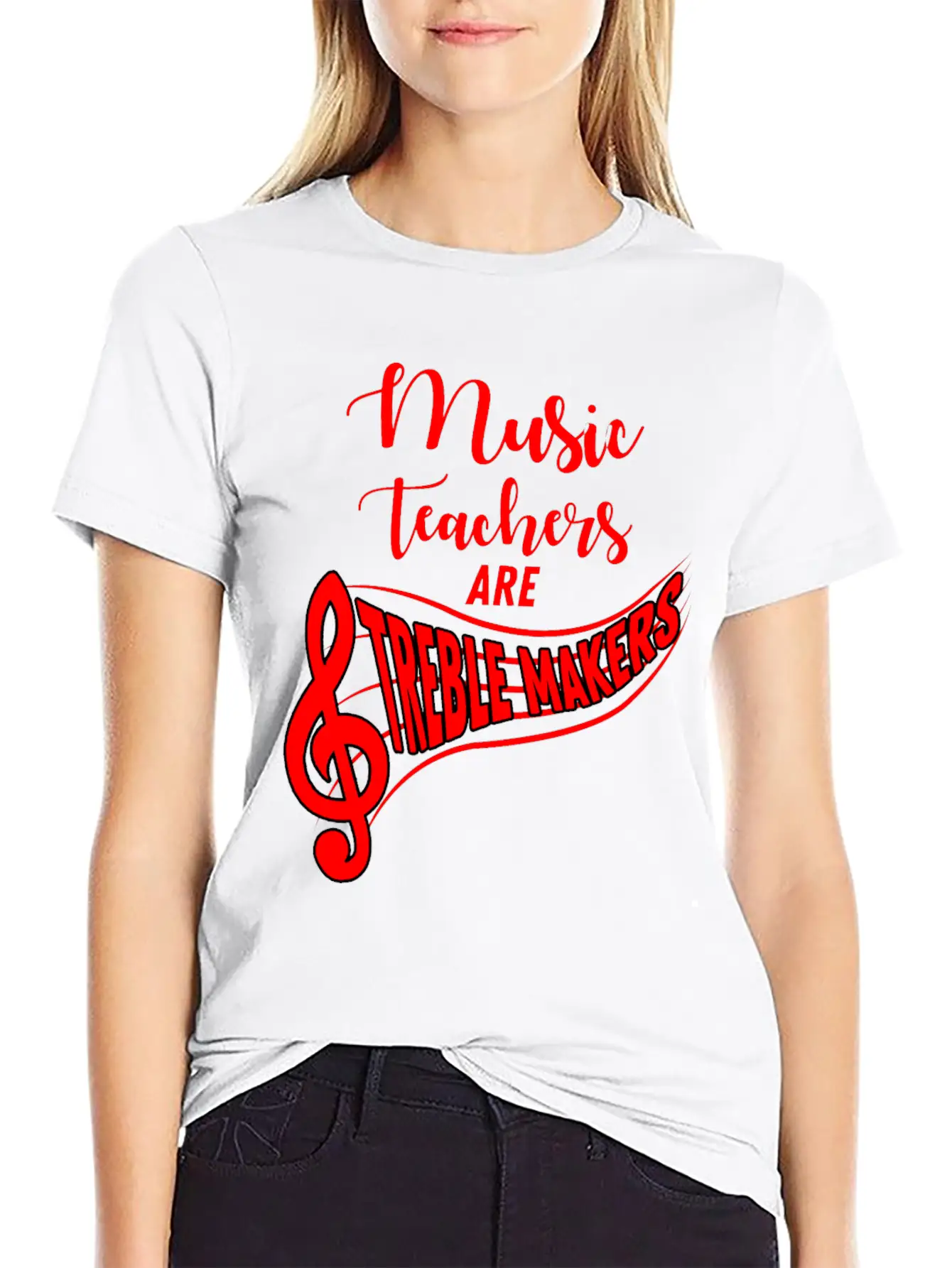 Music Teacher Breathable Soft Cotton T-Shirt – Timeless Casual Look