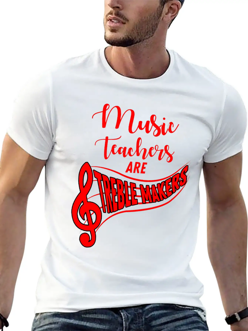 Music Teacher Breathable Soft Cotton T-Shirt – Timeless Casual Look