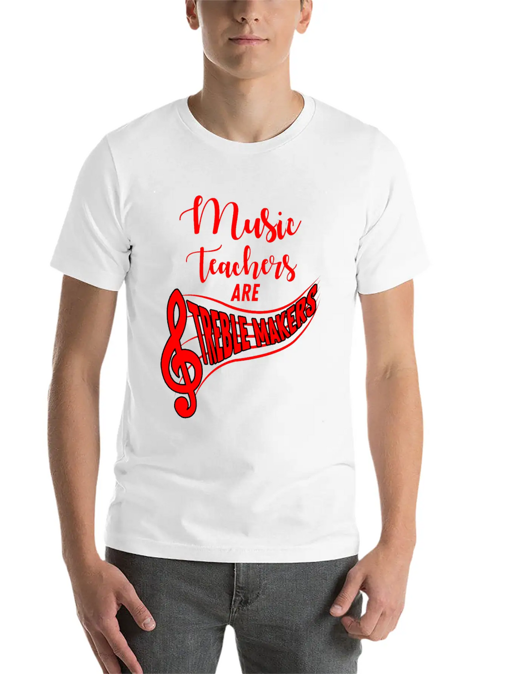 Music Teacher Breathable Soft Cotton T-Shirt – Timeless Casual Look