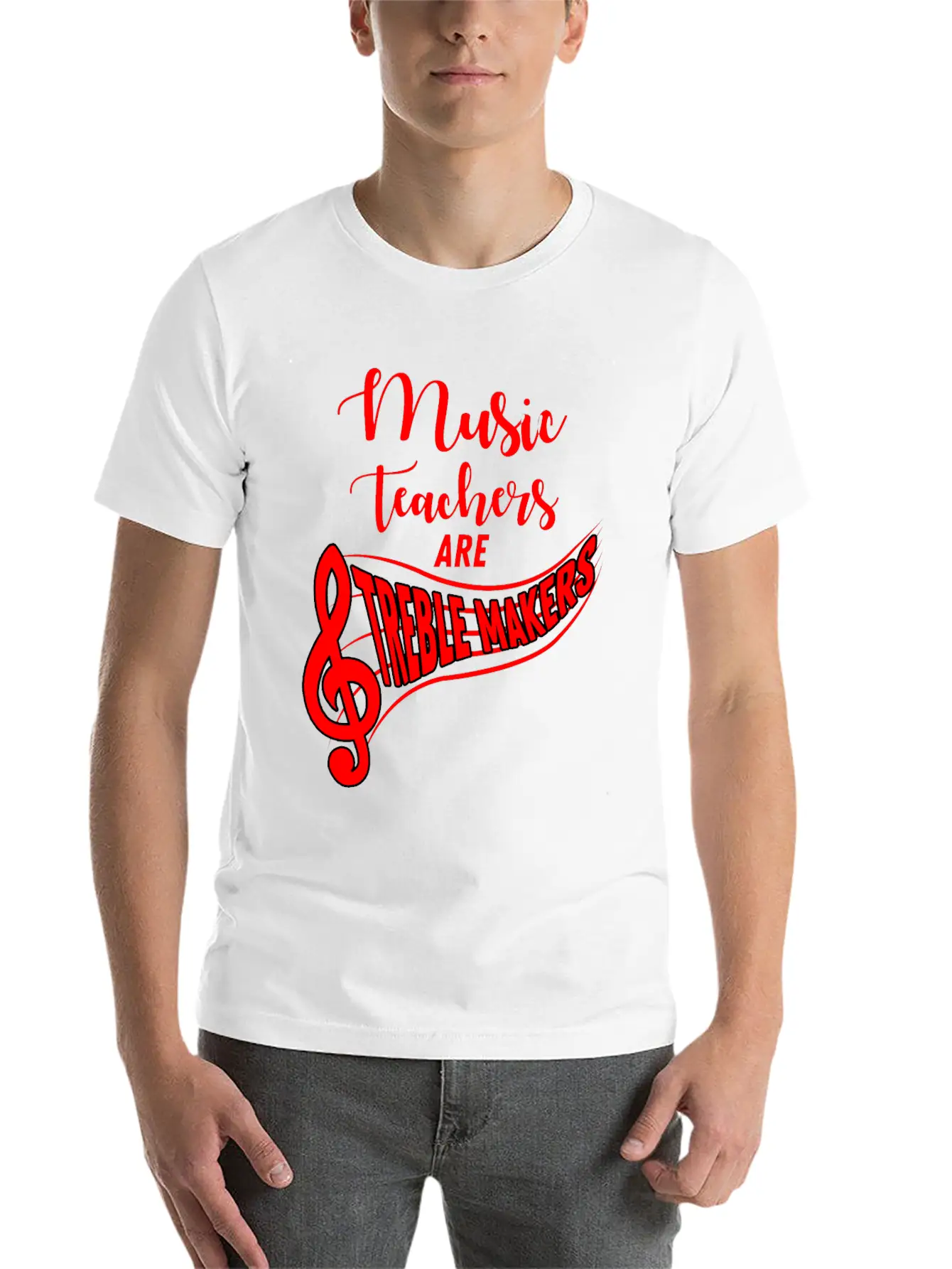Music Teacher Breathable Soft Cotton T-Shirt – Timeless Casual Look