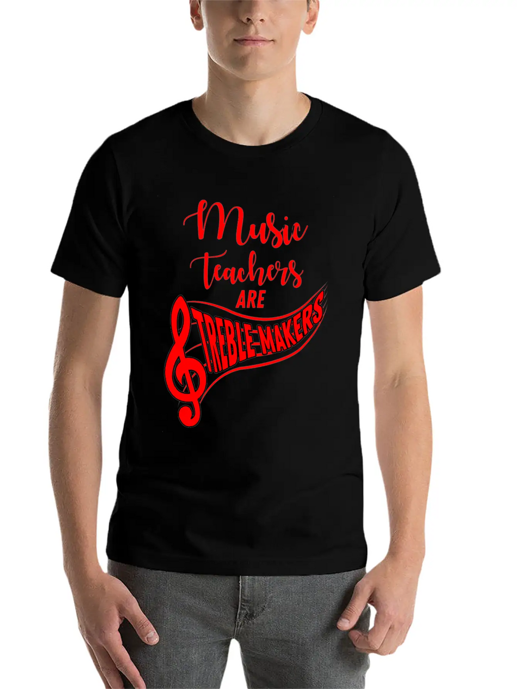 Music Teacher Breathable Soft Cotton T-Shirt – Timeless Casual Look